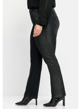 Sheego Gerade Jeans Große Größen mit individueller Waschung, extralang