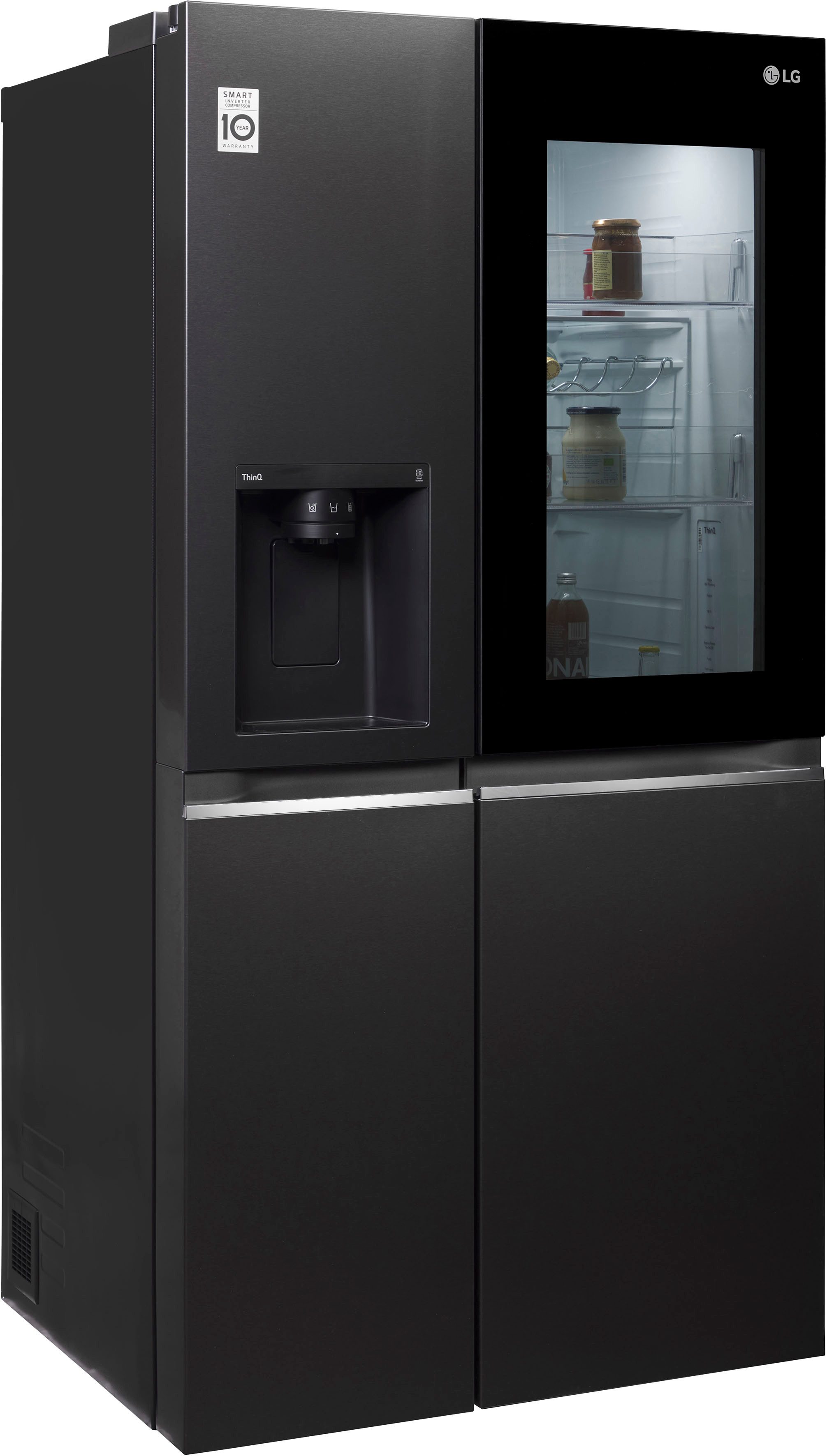 LG Side-by-Side G-Serie GSGV81EPLL, 179 cm hoch, 91,3 cm breit, Total No Frost, LINEARCooling, Multi-Airflow, Integrierter Wassertank