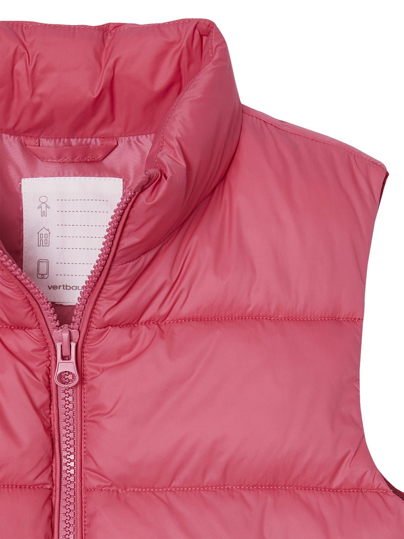 vertbaudet Steppjacke Mädchen Light-Steppweste mit Recycling-Polyester