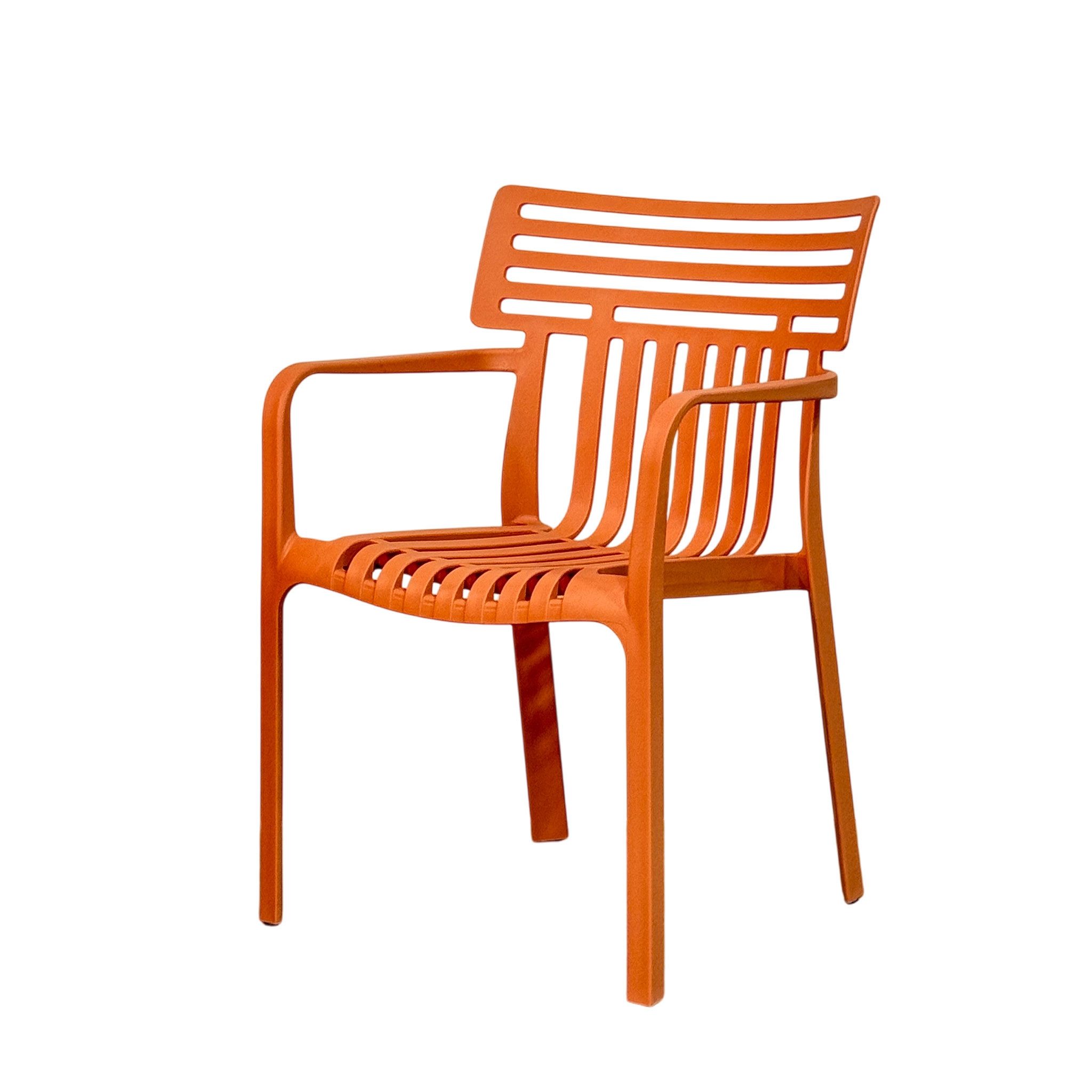 Floordirekt Gartenstuhl Designstuhl Terrano stapelbar aus Kunststoff wetterfest UV-beständig (1 Stuhl oder 6-er Set), verschiedene Farben