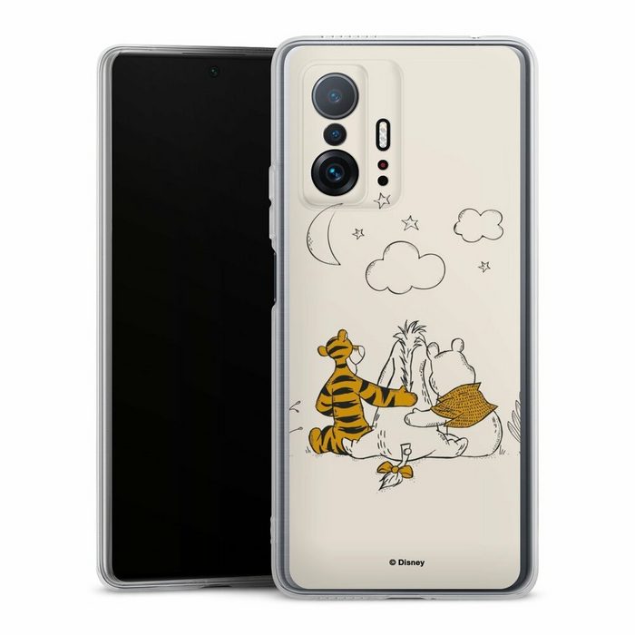 DeinDesign Handyhülle Winnie Puuh Offizielles Lizenzprodukt Disney Best Friends in Nature Xiaomi 11T 5G Silikon Hülle Bumper Case Handy Schutzhülle