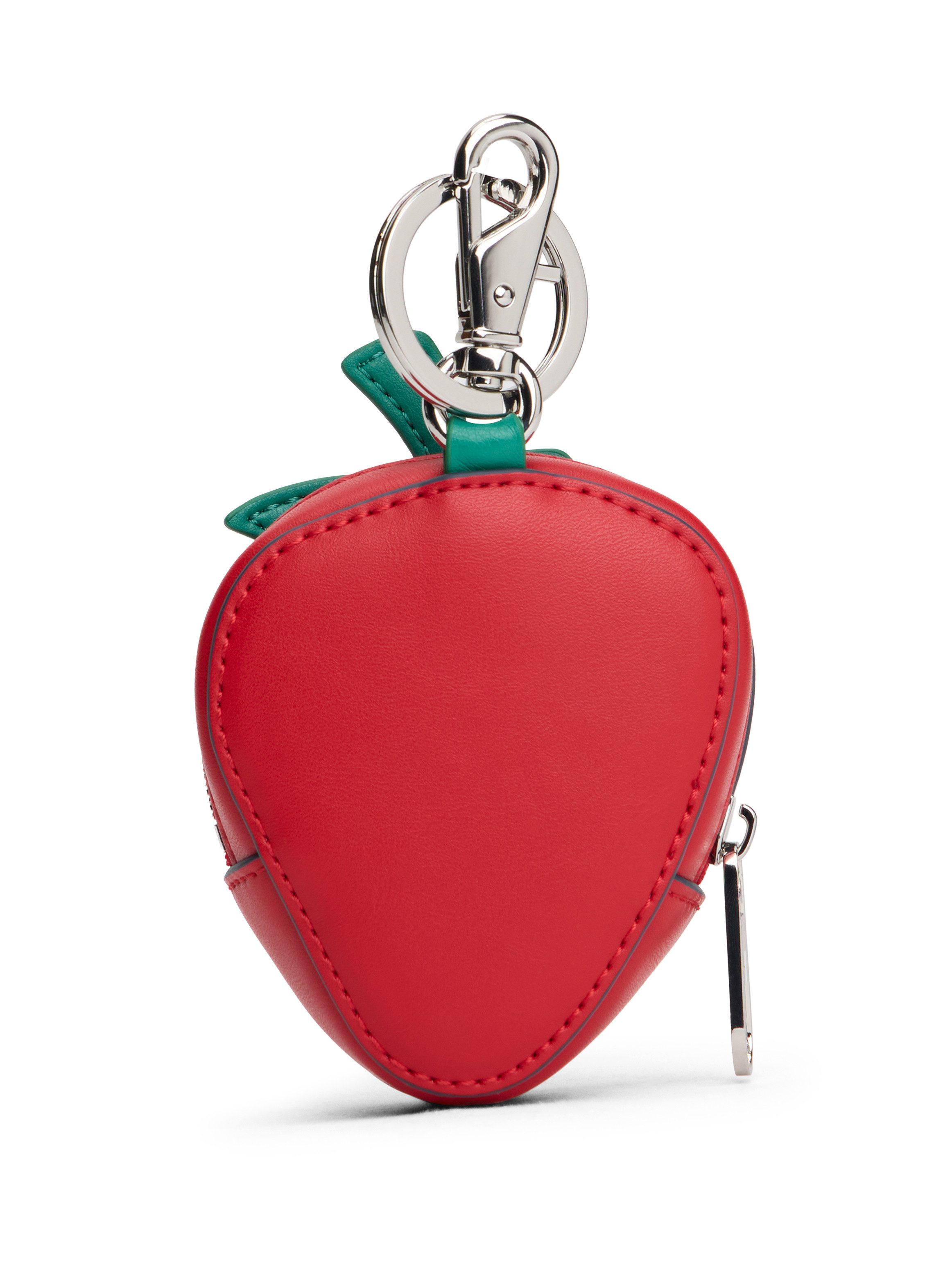 Tommy Jeans Schlüsselanhänger TJW FRUIT COIN PURSE STRAWBERRY, Taschen-, Schlüsselanhänger, Taschen Charm, Bag Charm in Erdbeerform