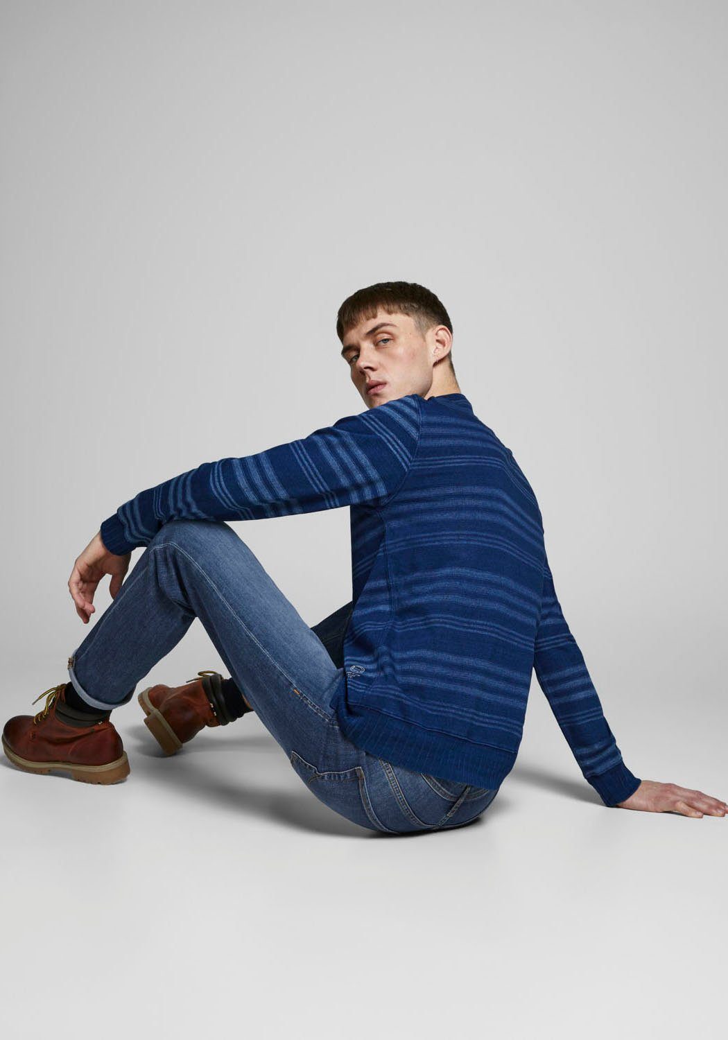 & Jack Comfort-fit-Jeans Jones MIKE blue