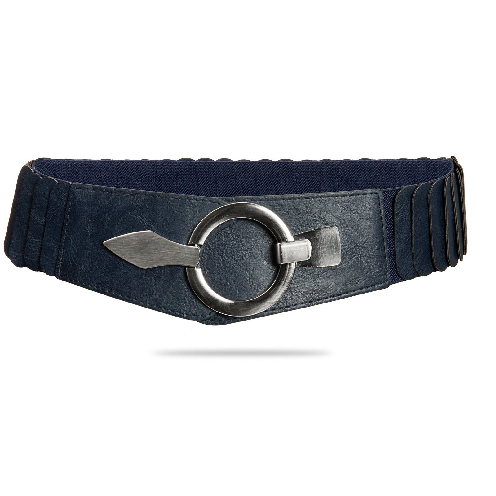 Caspar Taillengürtel GU300 Damen elastischer breiter Stretch Gürtel günstig online kaufen