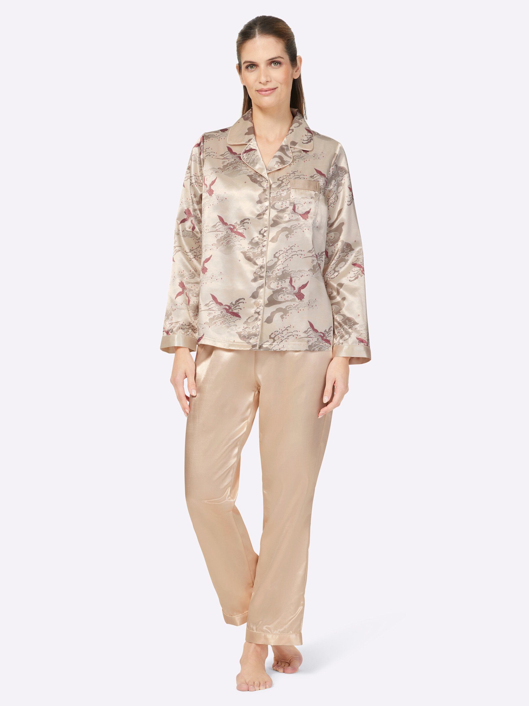 Witt Schlafanzug Pyjama Langarm