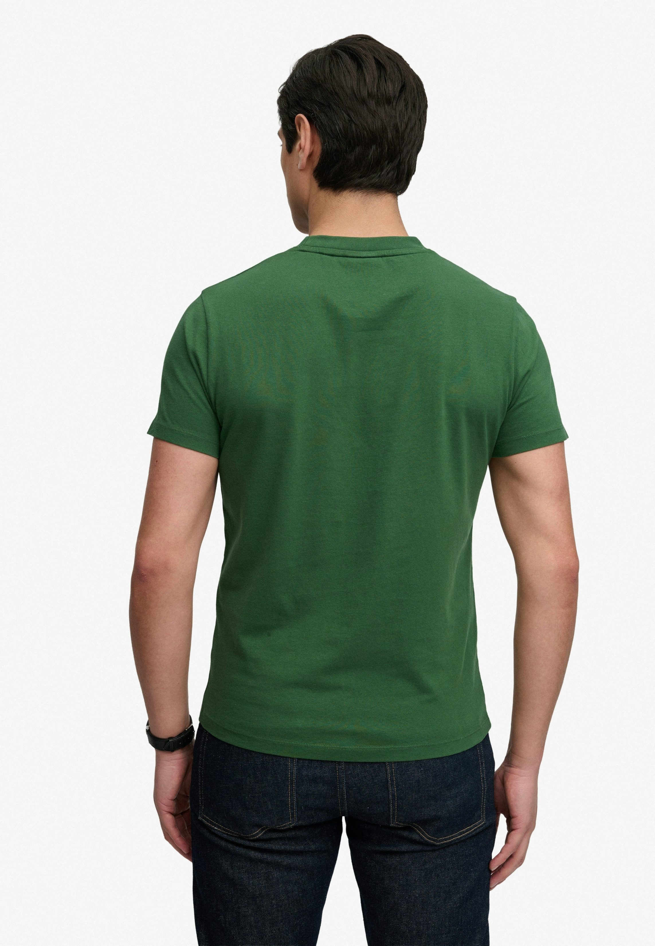Superdry Rundhalsshirt ESSENTIAL SDCO LOGO EMB TEE Baumwolle, regular fit