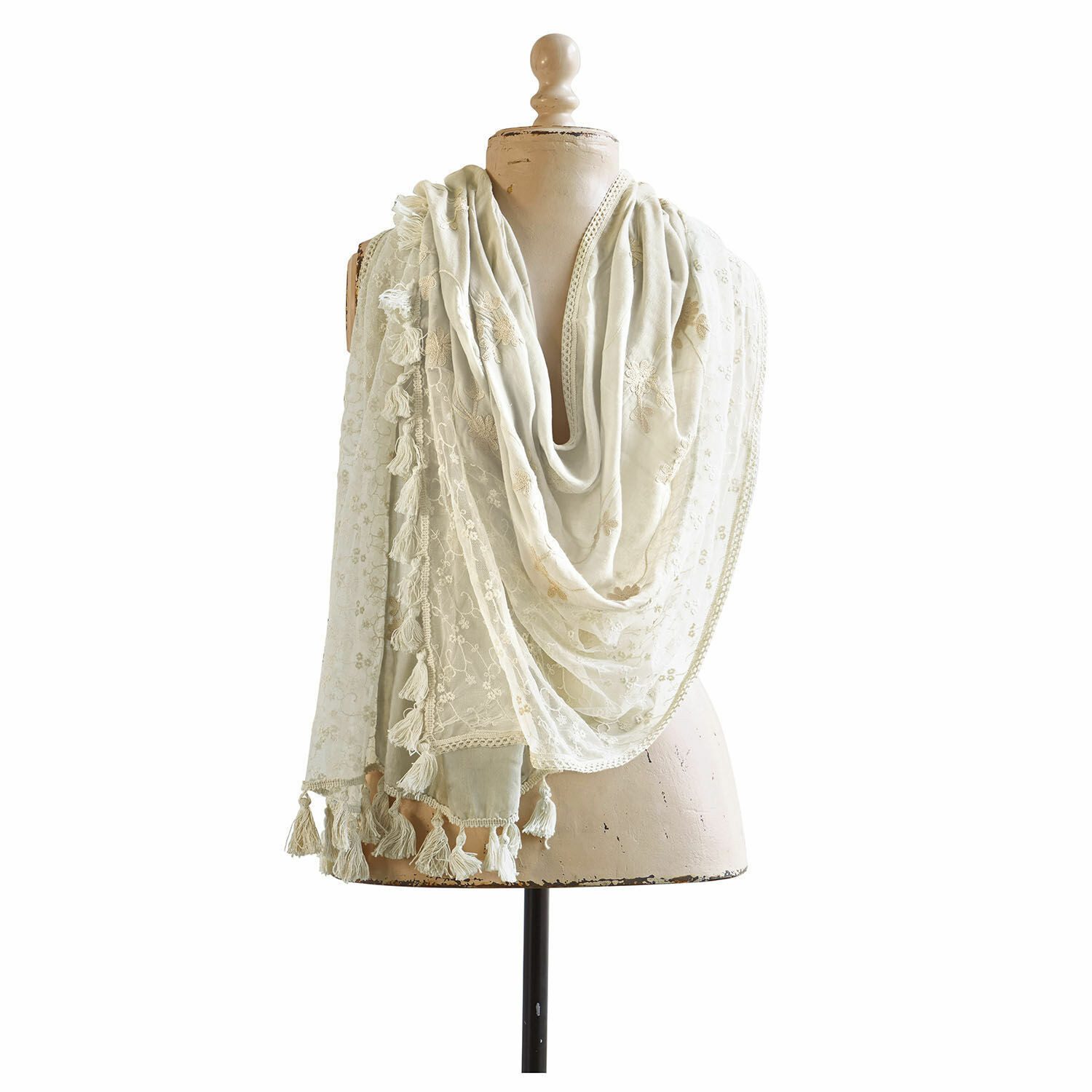 Mirabeau Modeschal Schal Anneli grau/creme, none