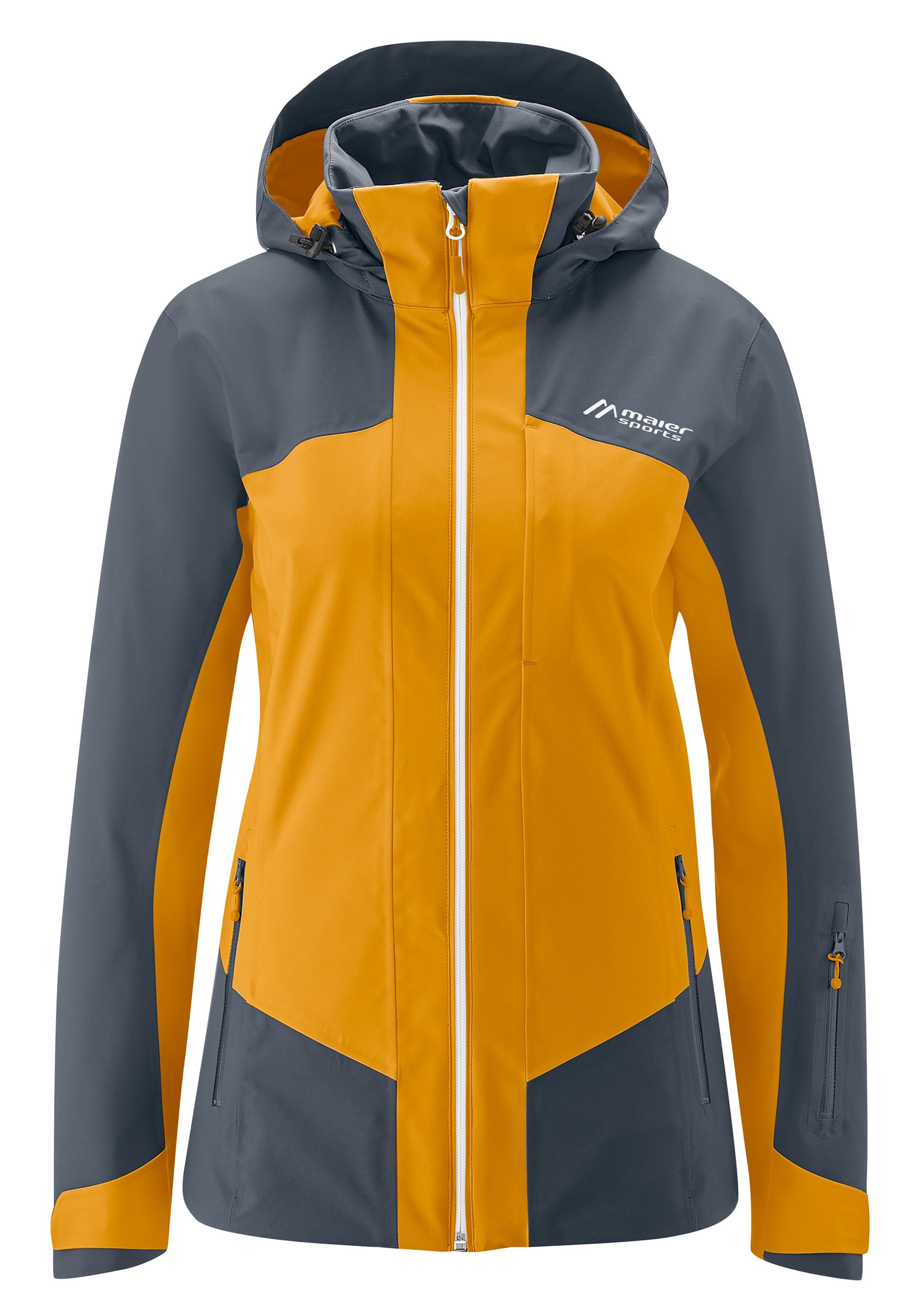 Maier Sports Funktionsjacke Gravdal XO 2.0 W Sportliche Outdoorjacke mit  vollwertiger Skiausstattung, Zu 58% aus recyceltem PES-Garn  umweltfreundlich hergestellt