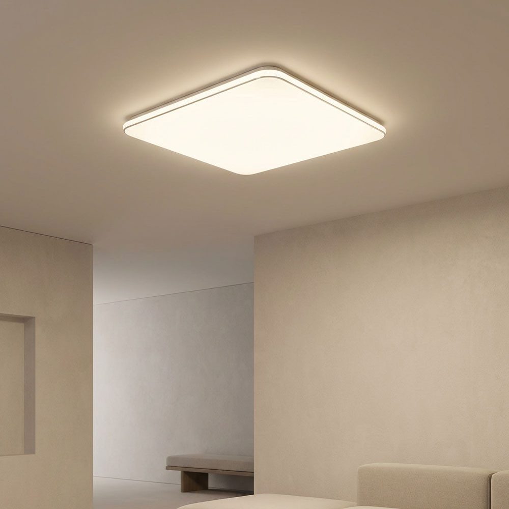 FISCHER & HONSEL LED Deckenleuchte, LED-Leuchtmittel fest verbaut, Warmweiß, Deckenleuchte Dimmbar LED Wohnzimmerleuchte 3-Stufen Schlafzimmerlampe