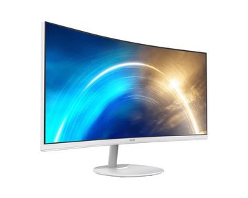 MSI PRO MP341CQW Curved-LED-Monitor (86,4 cm/34 ", 3440 x 1440 px, UWQHD, 1 ms Reaktionszeit, 100 Hz, VA LED, 3 Jahre Herstellergarantie)