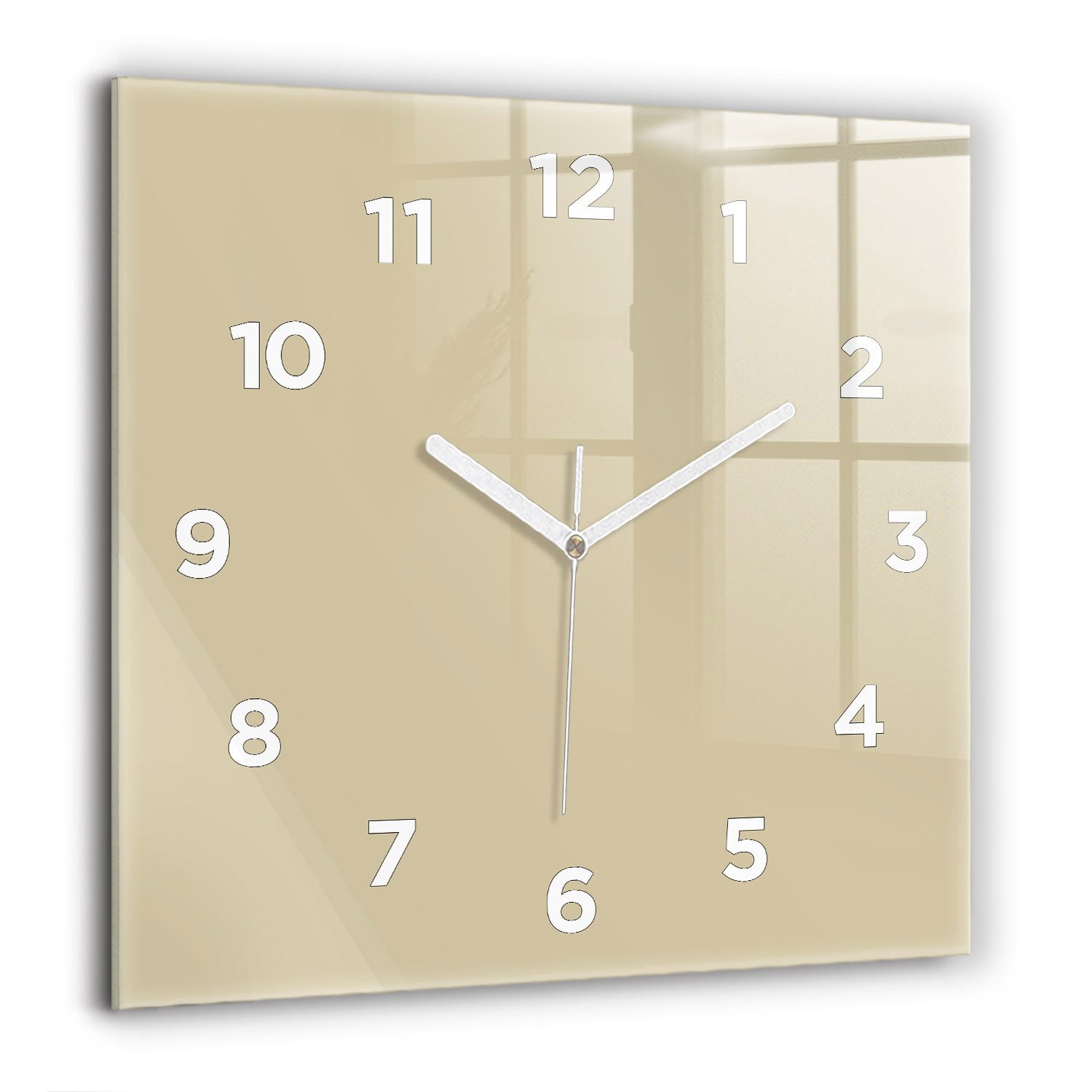 Tulup Wanduhr Glasuhr Quadratische Wanduhr 60x60 günstig online kaufen
