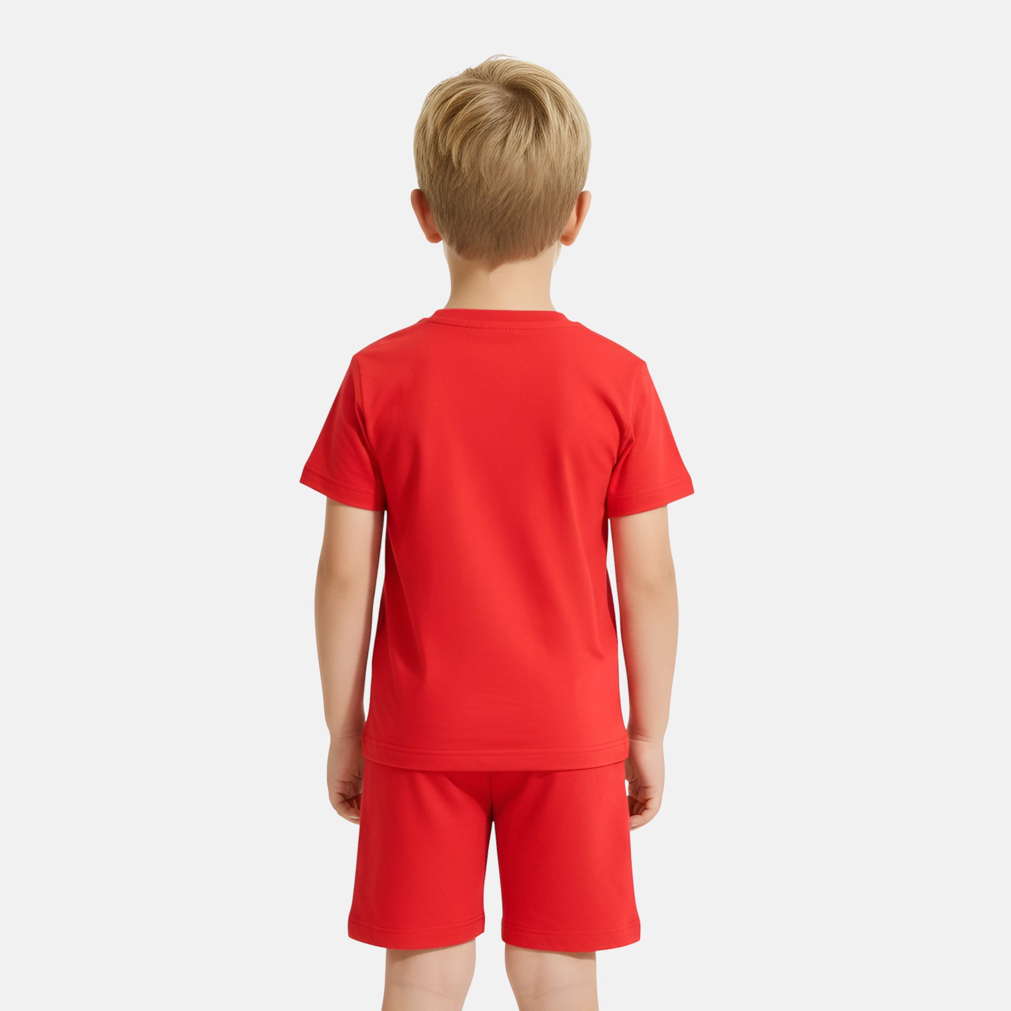 Spiderman Shirt & Shorts Marvel Spiderman Jungen-Set T-Shirt & Shorts Sommer Rot Blau Kids (Set, Kurze Sommer Hose + T-Shirt Spiderman) Spiderman Jungen Kleidung mit lizensiertem Print