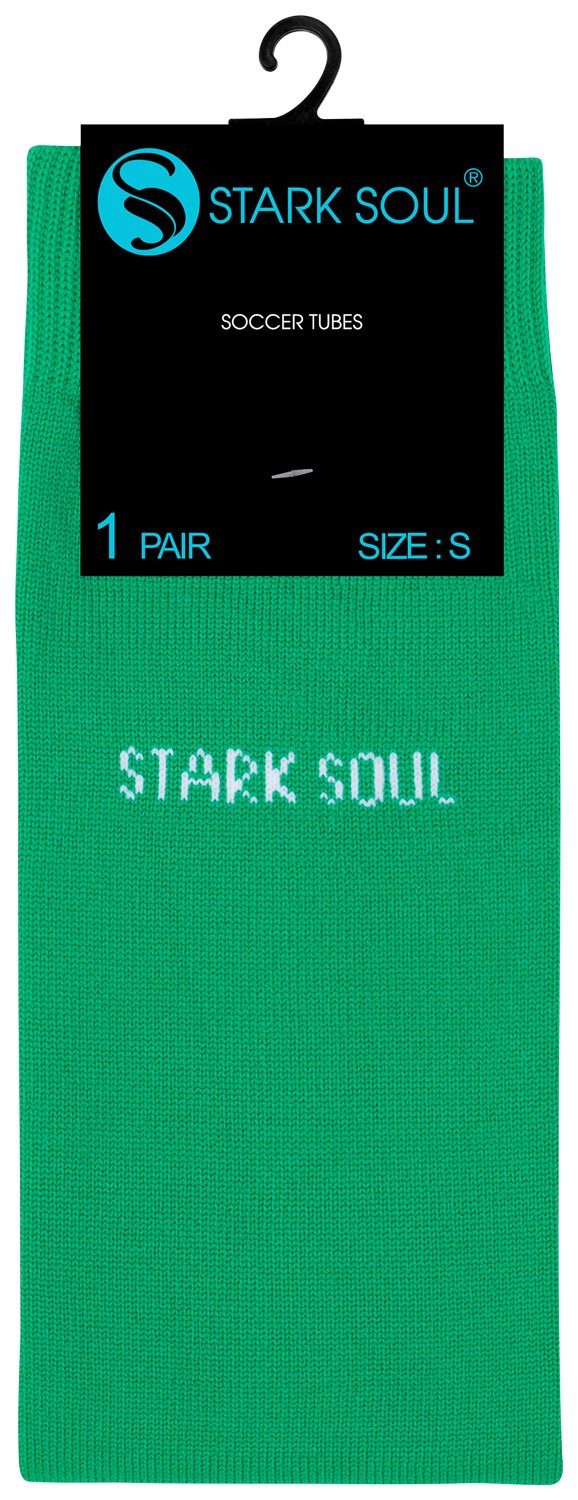 Stark Soul® Fußballstutzen Stutzen ohne Sportstutzen, Fussballstutzen Paar) Fuss (1 Tube, Grün - Sleeve