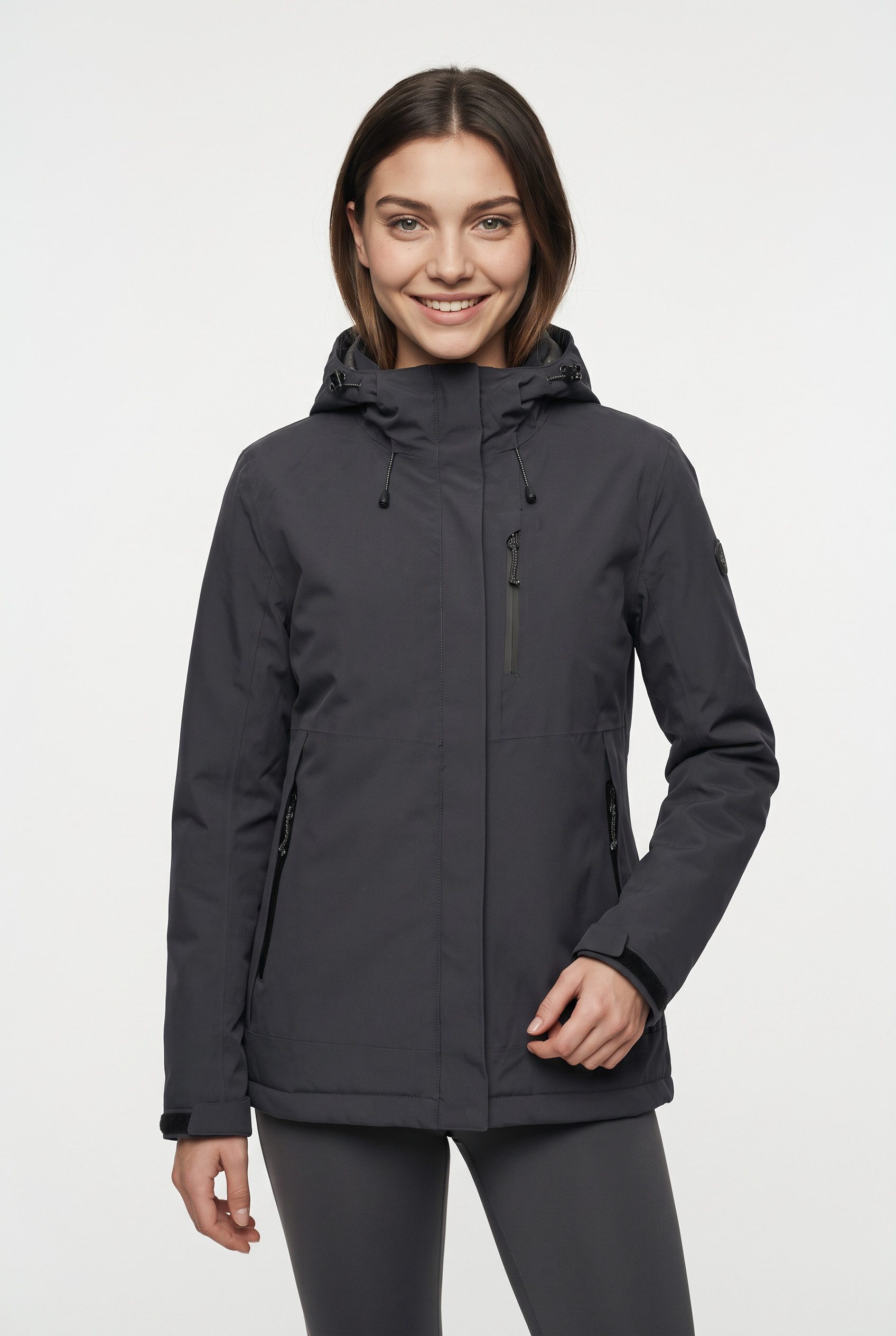 Killtec Funktionsjacke KOW 219 WMN JCKT mit abzippbarer, regulierbarer Kapuze, winddicht, atmungsaktiv