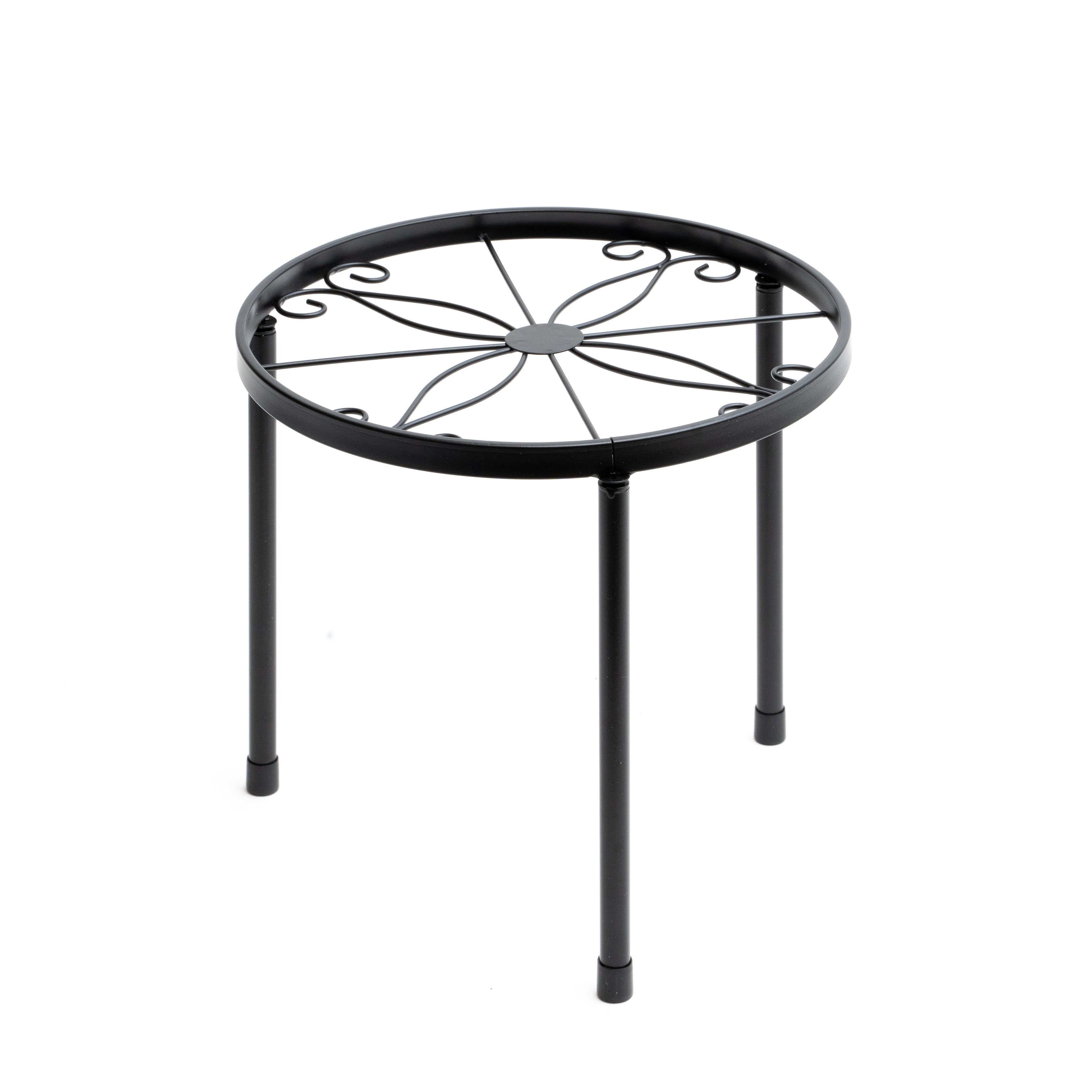 NEUSTEIN Blumenständer Blumenständer 5er Set Pflanzenständer Metall schwarz Pflanzenregal – Bild 5 von 5