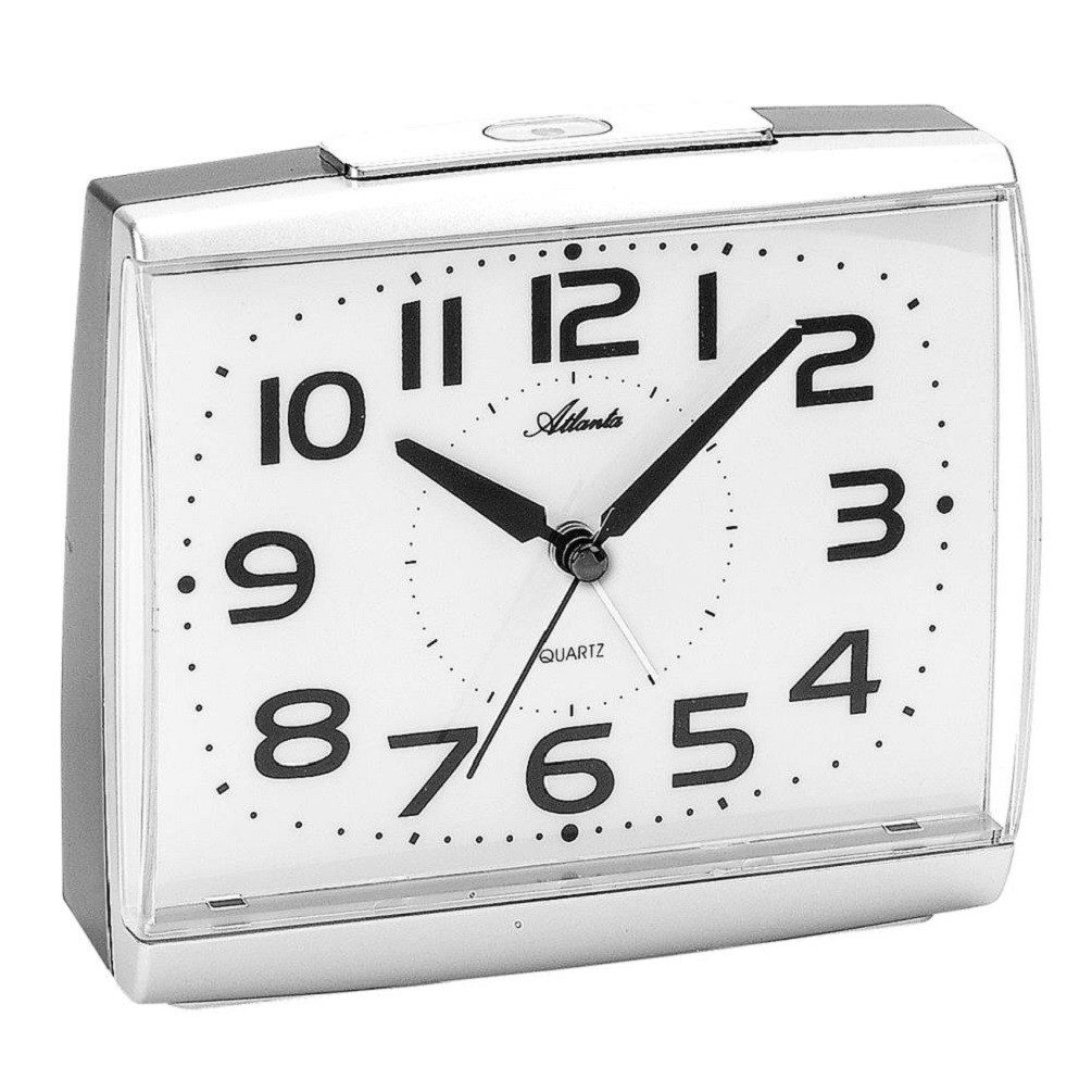 Atlanta Quarzwecker Ohne Sekunden-Tickgeräusch, deutlich, ständige Nachtbel günstig online kaufen