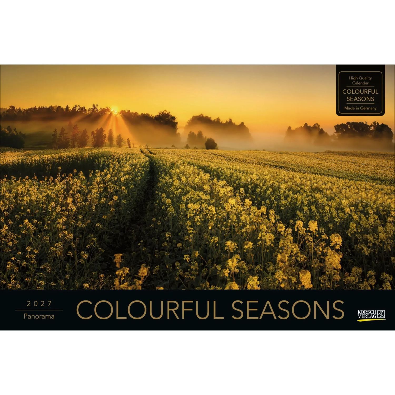 Korsch Verlag Wandkalender Colourful Seasons 2027
