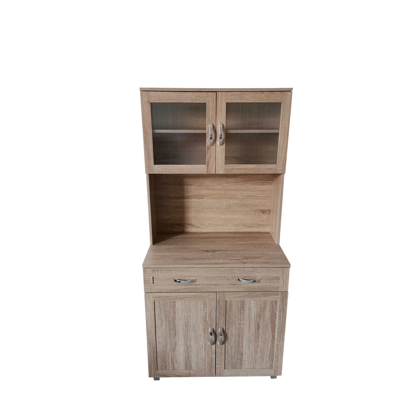 HTI-Line Hochschrank Küchenbuffet Blanca (Stück, 1-St., 1x Schrank Blanca, ohne Dekoration) Küchenschrank Hochschrank