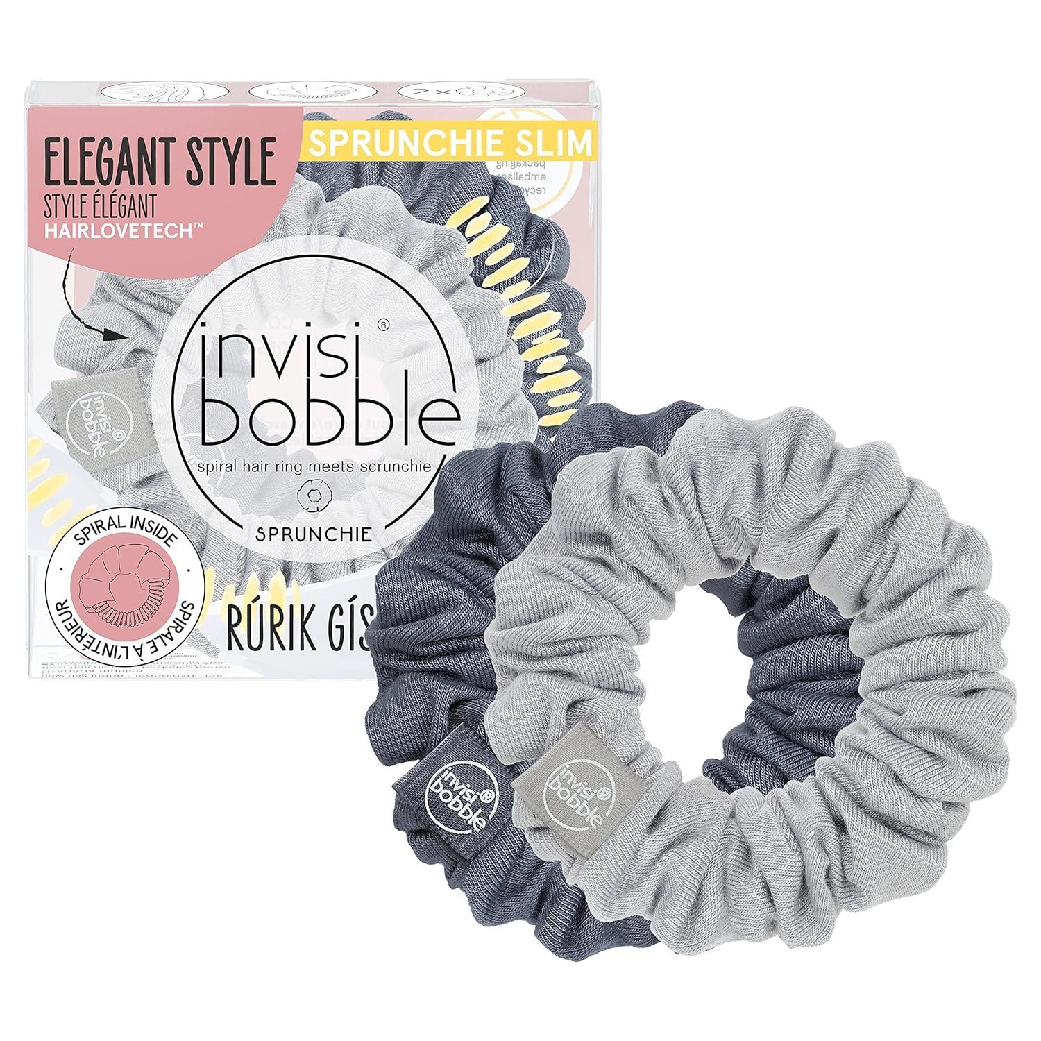 invisibobble Spiral-Haargummi invisibobble Sprunchie Slim Rurik Gislason Feelin Greyt Hell & Dunkel