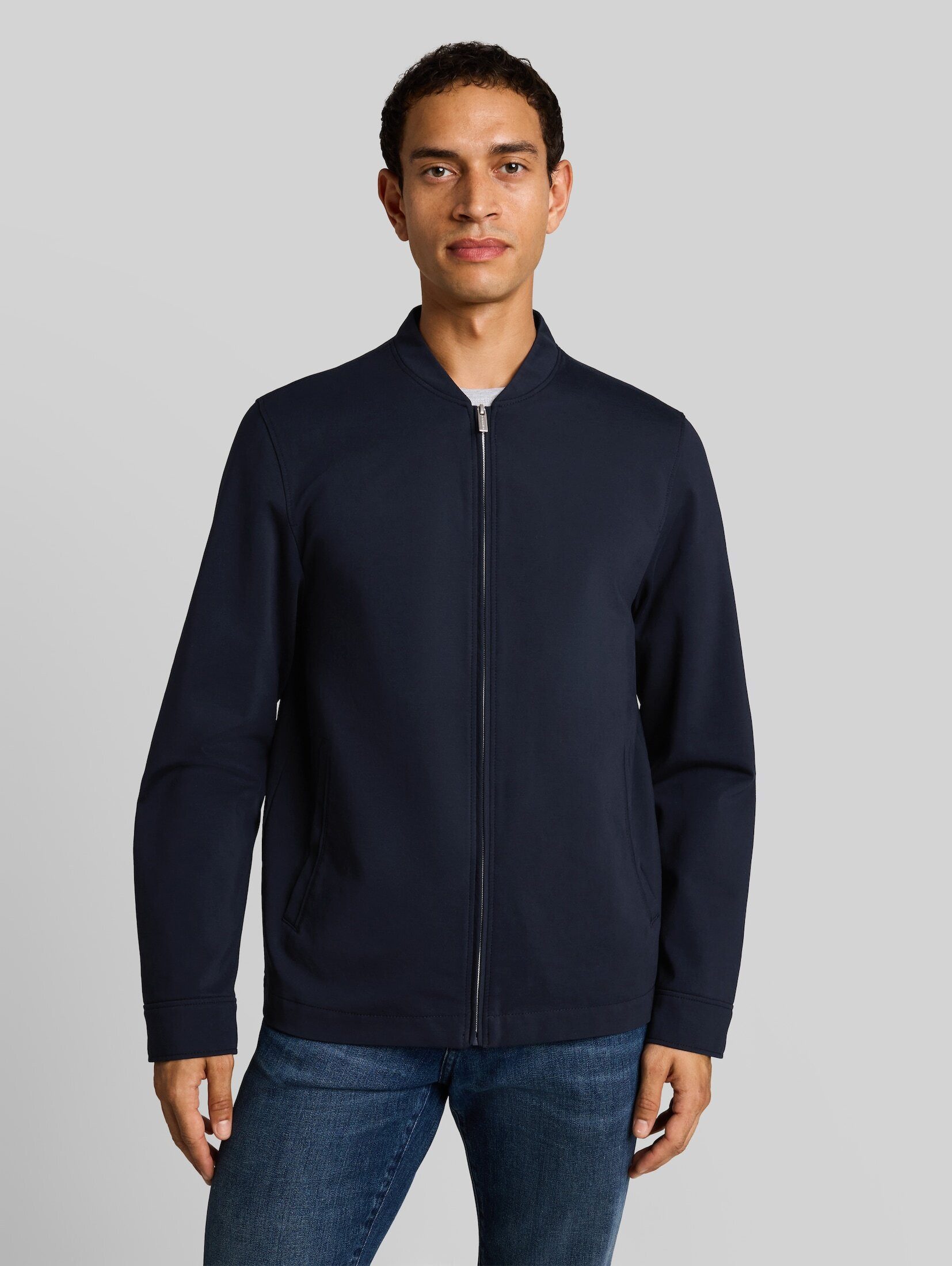 TOM TAILOR Sakko Blazer Bomberjacke mit Eingriffstaschen