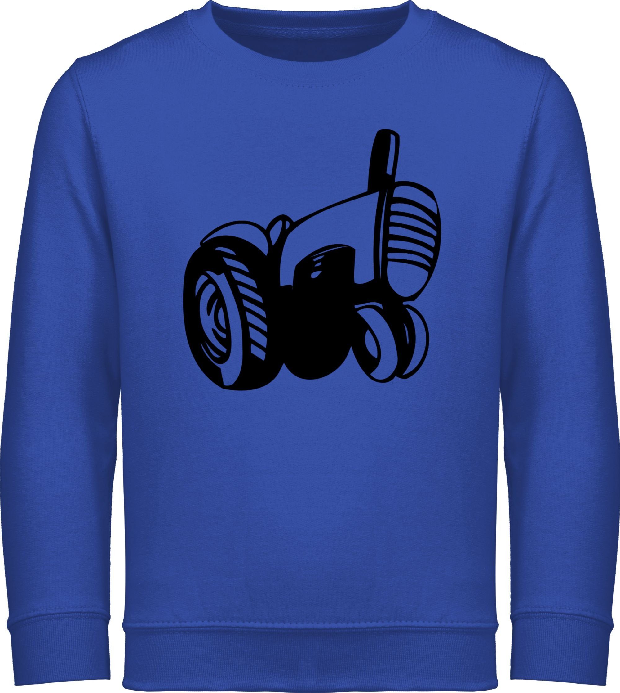 Sweatshirt Royalblau 1 Traktor Traktor Shirtracer Silhouette