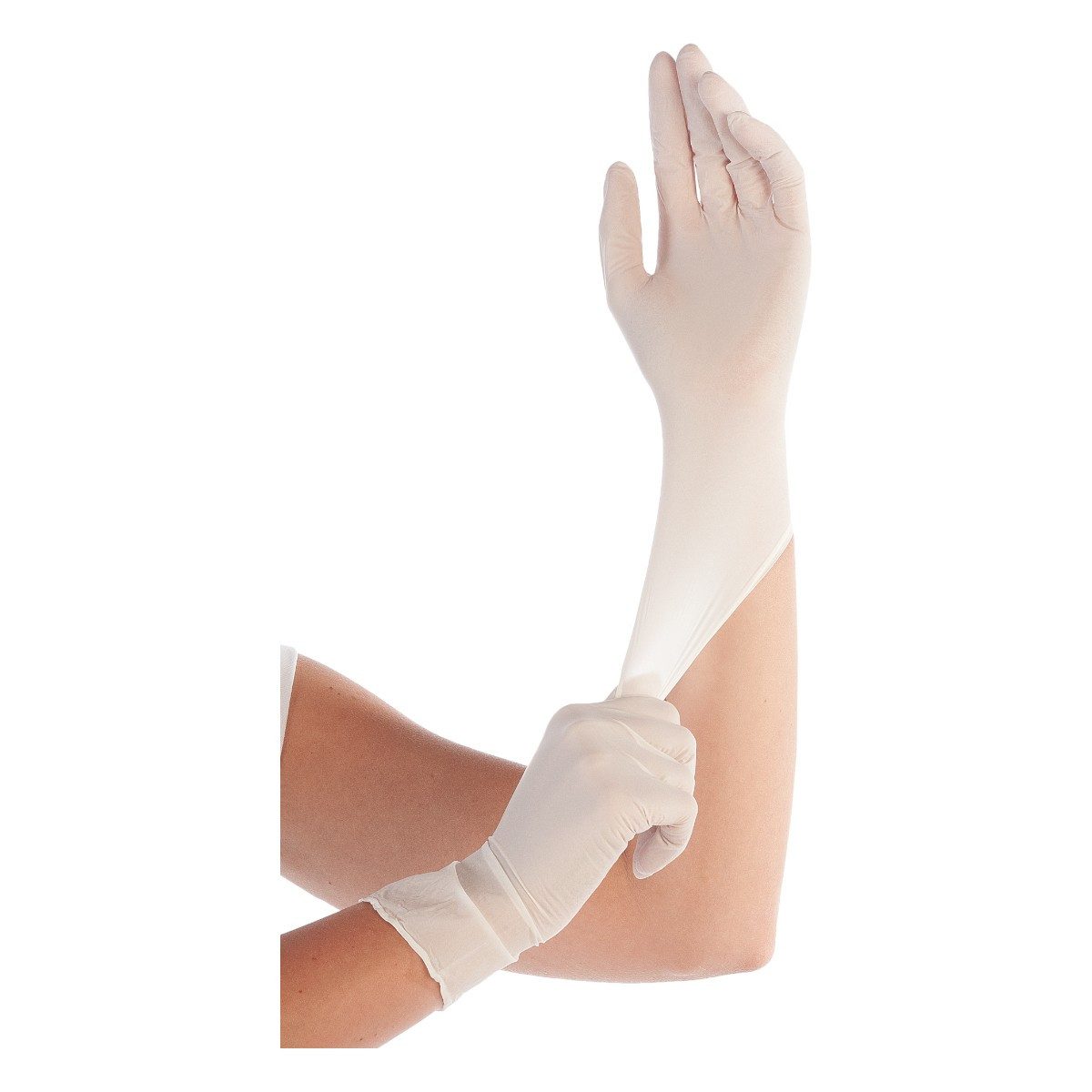 Franz Mensch Einweghandschuhe Hygostar Med Grip, puderfrei, 100 Stück Gutes Tastempfinden