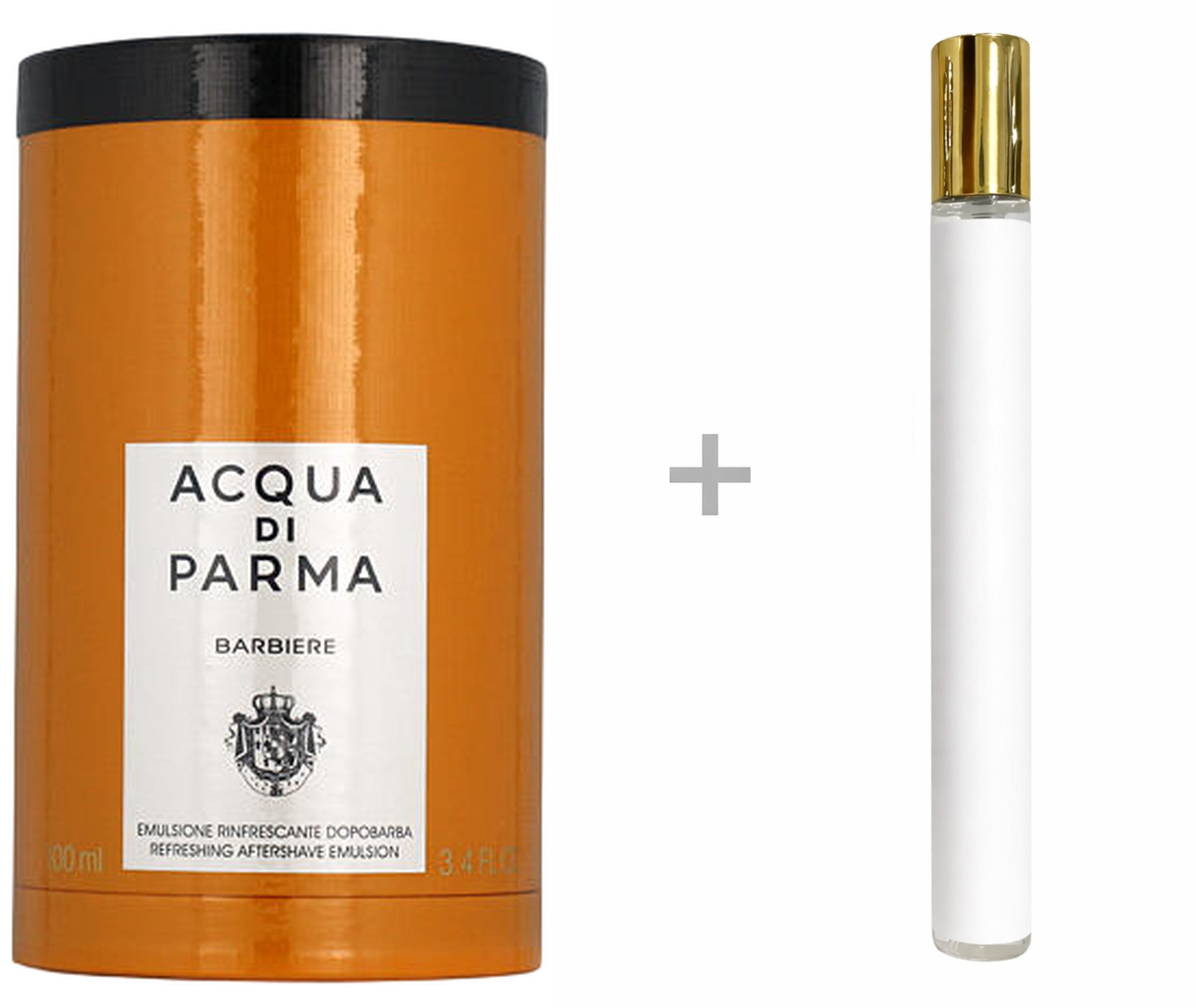 Acqua di Parma Pflege-Set Barbiere After Shave Herren Emulsion mit Reiseduft, ACQUA DI PARMA, Herrenduft, Nach der Rasur, Lotion