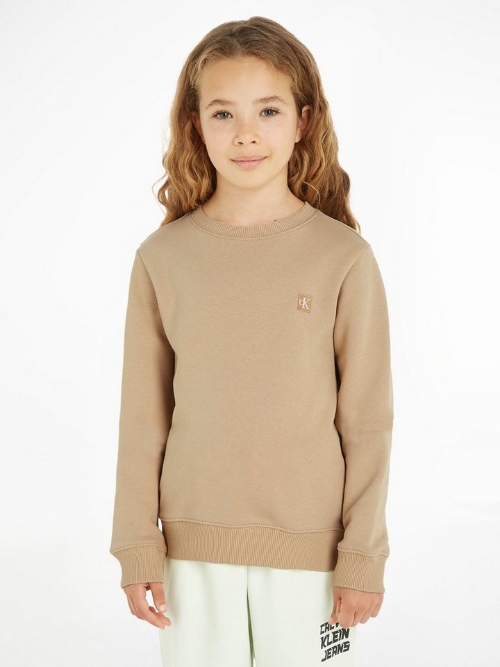 Calvin Klein Jeans Sweatshirt MONOGRAM MINI BADGE CREWNECK für Kinder bis  16 Jahre