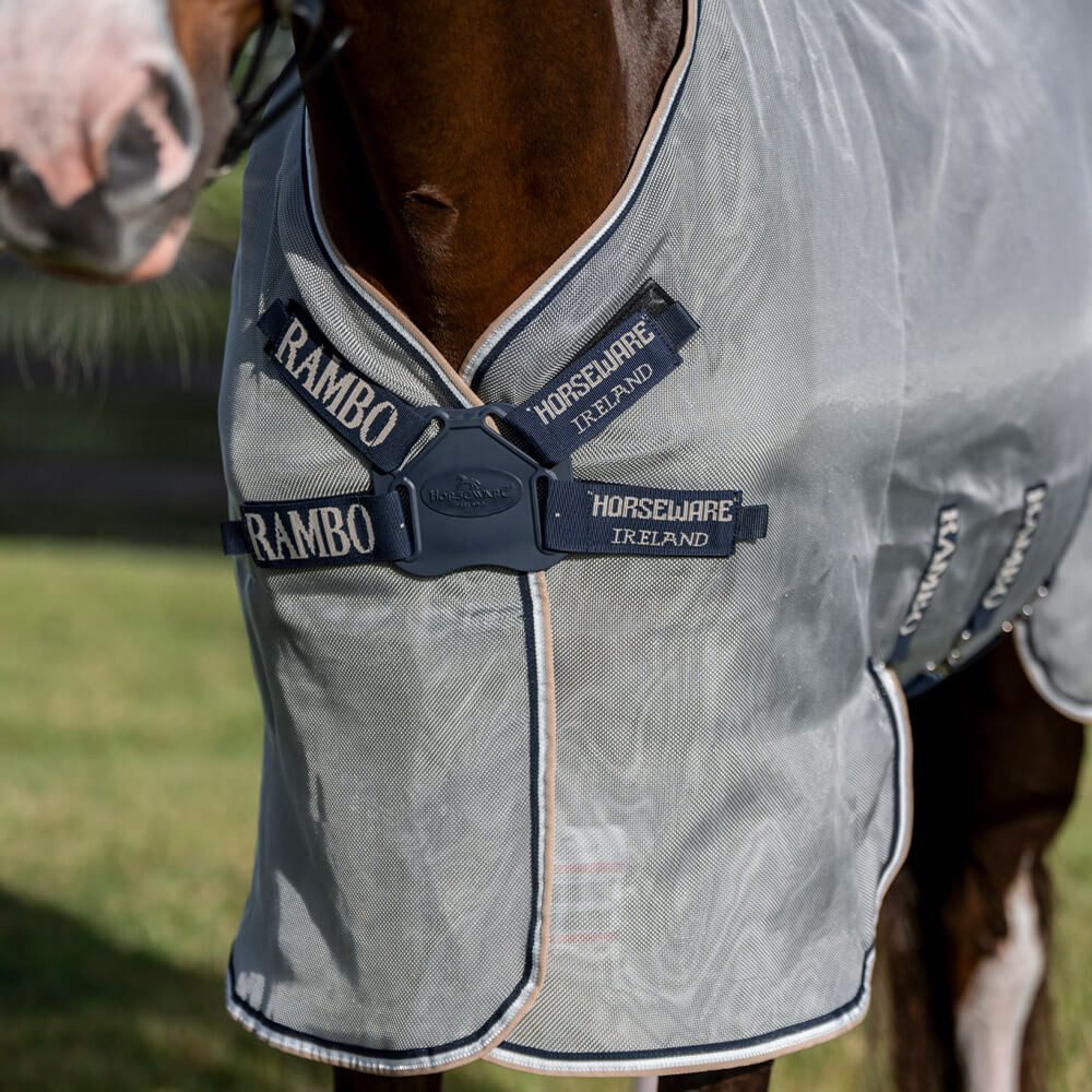 Horseware Pferde-Fliegendecke Horseware Rambo Protector Fieldsafe Plus