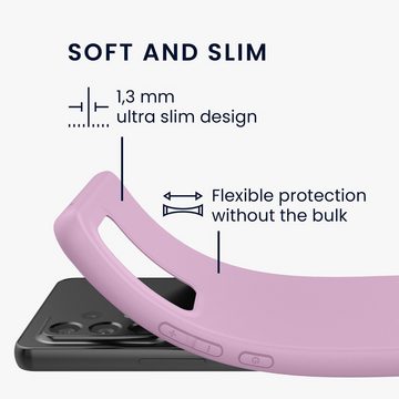kwmobile Handyhülle Hülle für Samsung Galaxy A53 5G, Hülle Silikon - Soft Handyhülle - Handy Case Cover - Altrosa matt
