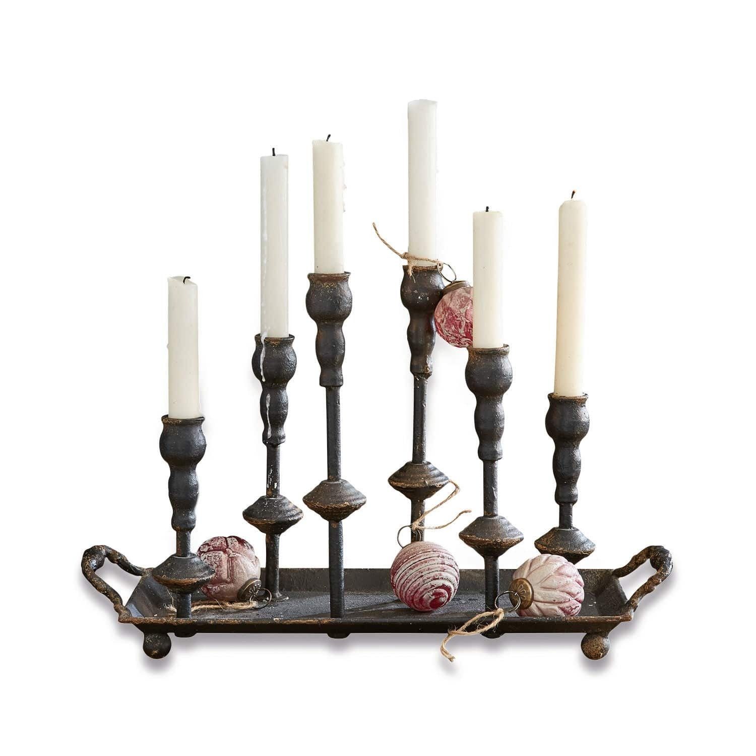 Mirabeau Kerzenständer Kerzenständer Aisa antikschwarz günstig online kaufen