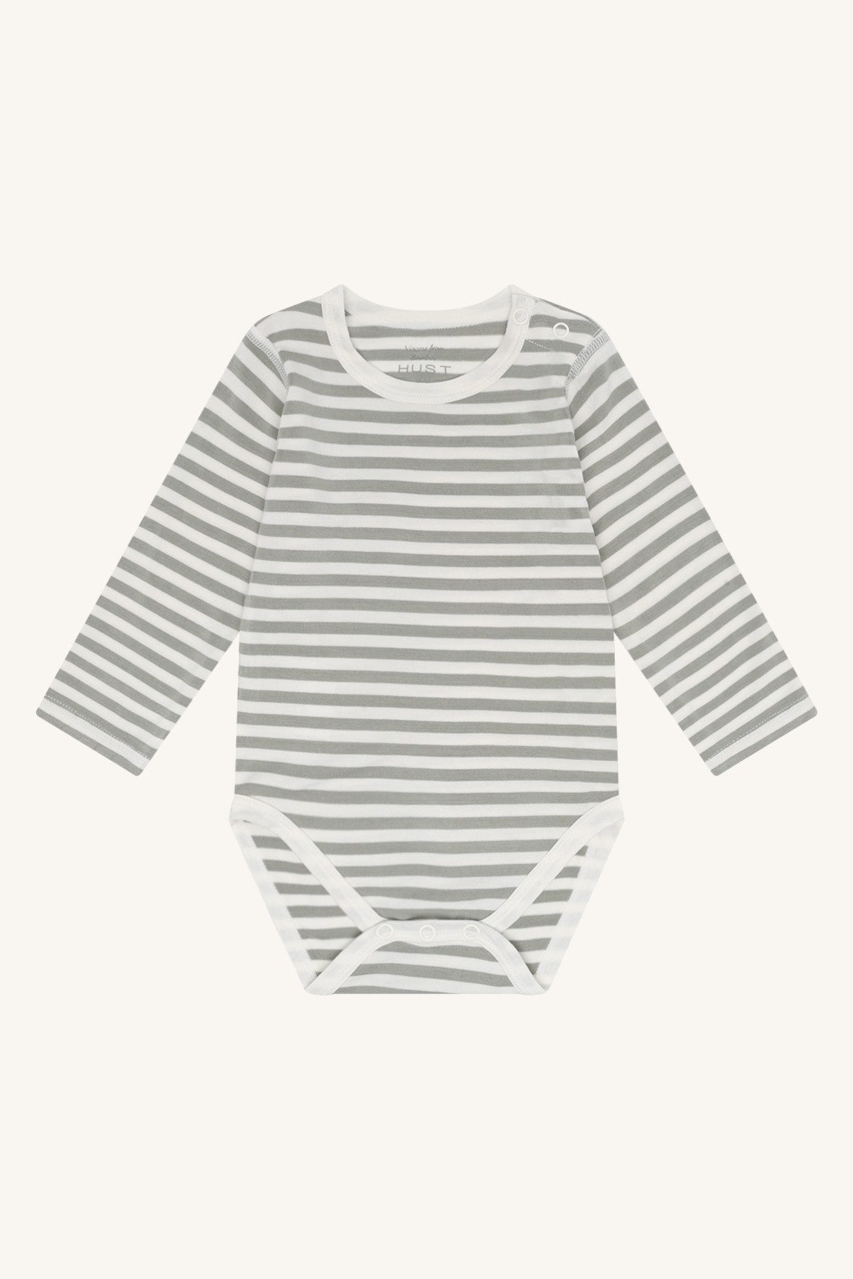 Hust & Claire Langarmbody Baby Langarmbody gestreift aus Bambusviskose, weich & elastisch