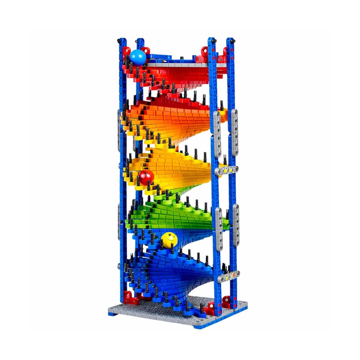 Wisam Kugelbahn Bausteine 550 Teile Rutschbahn Lernspiel Spielbausteine