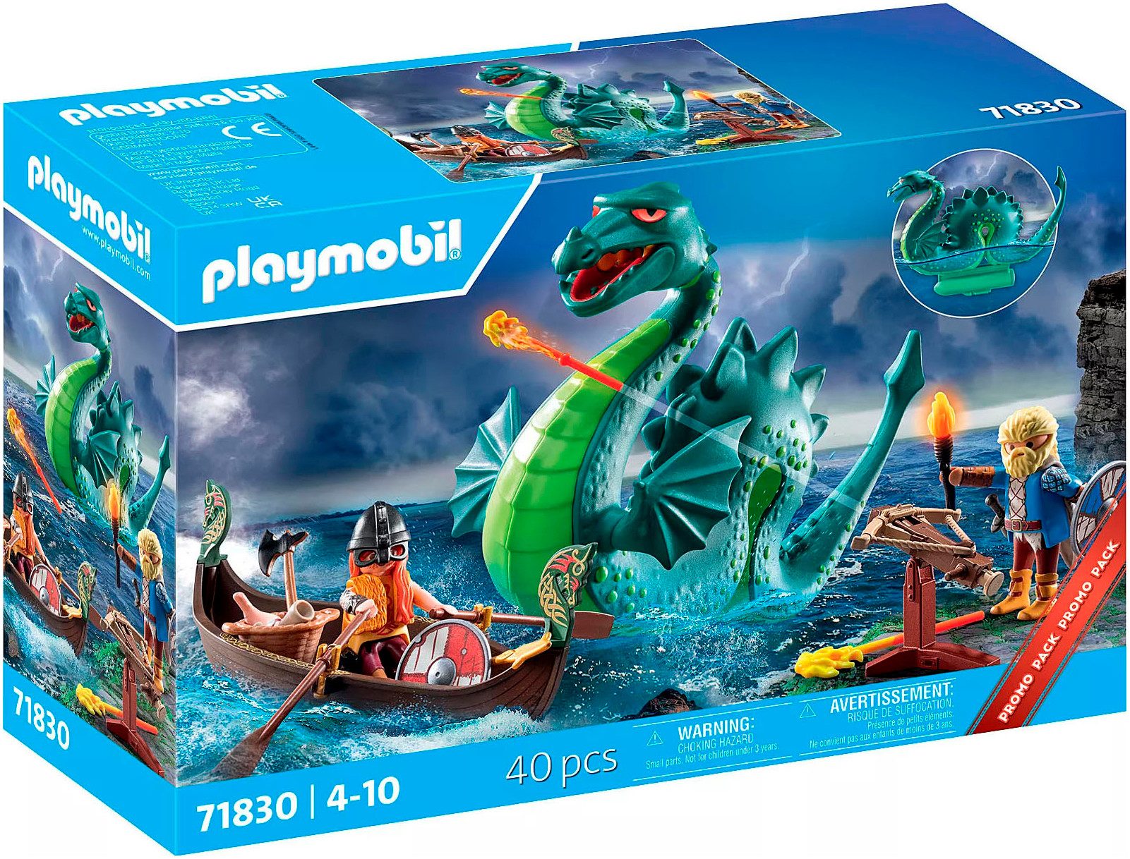 Playmobil® Wikinger mit Seeungeheuer (71830), Playmobil History Konstruktio günstig online kaufen