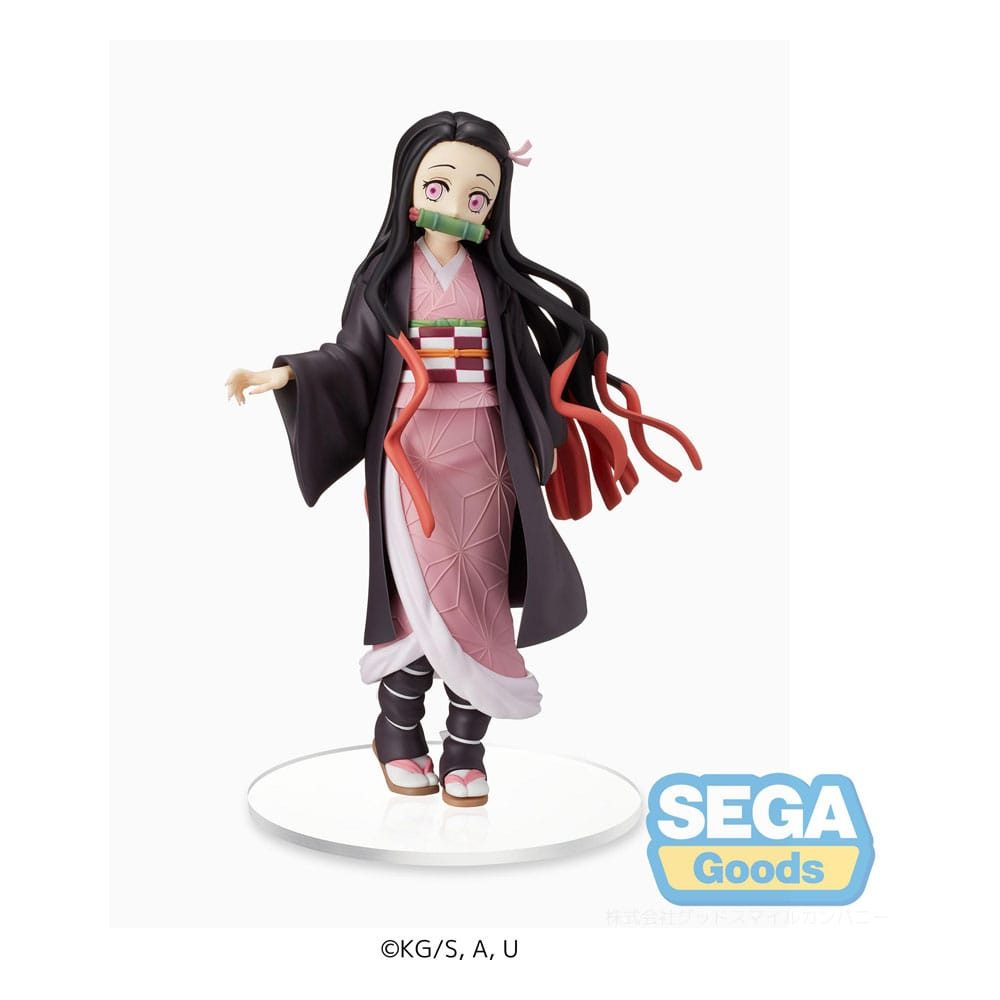 Sega Merchandise-Figur Demon Slayer: Kimetsu no Yaiba SPM Nezuko Kamado Sibling Bond 19 cm