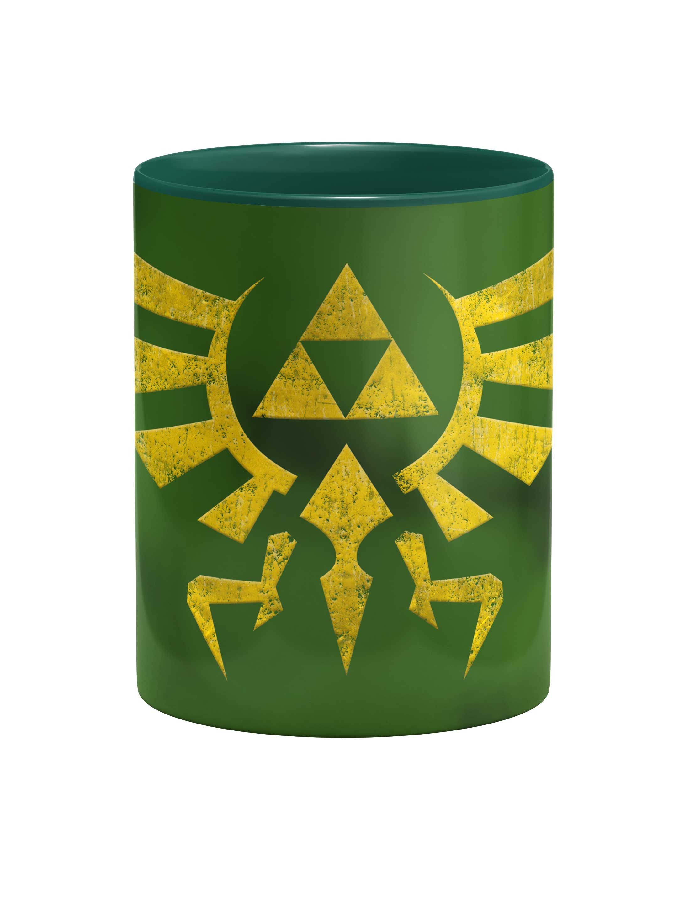 Urban Backwoods Tasse Triforce Vintage Logo Kaffeetasse Shirt Legend Link Symbol Zelda Game, 1-tlg., Keramik, Sign Insignia Symbol
