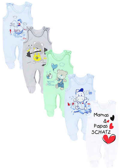 TupTam Strampler TupTam Unisex Baby Strampler mit Aufdruck 5er Set