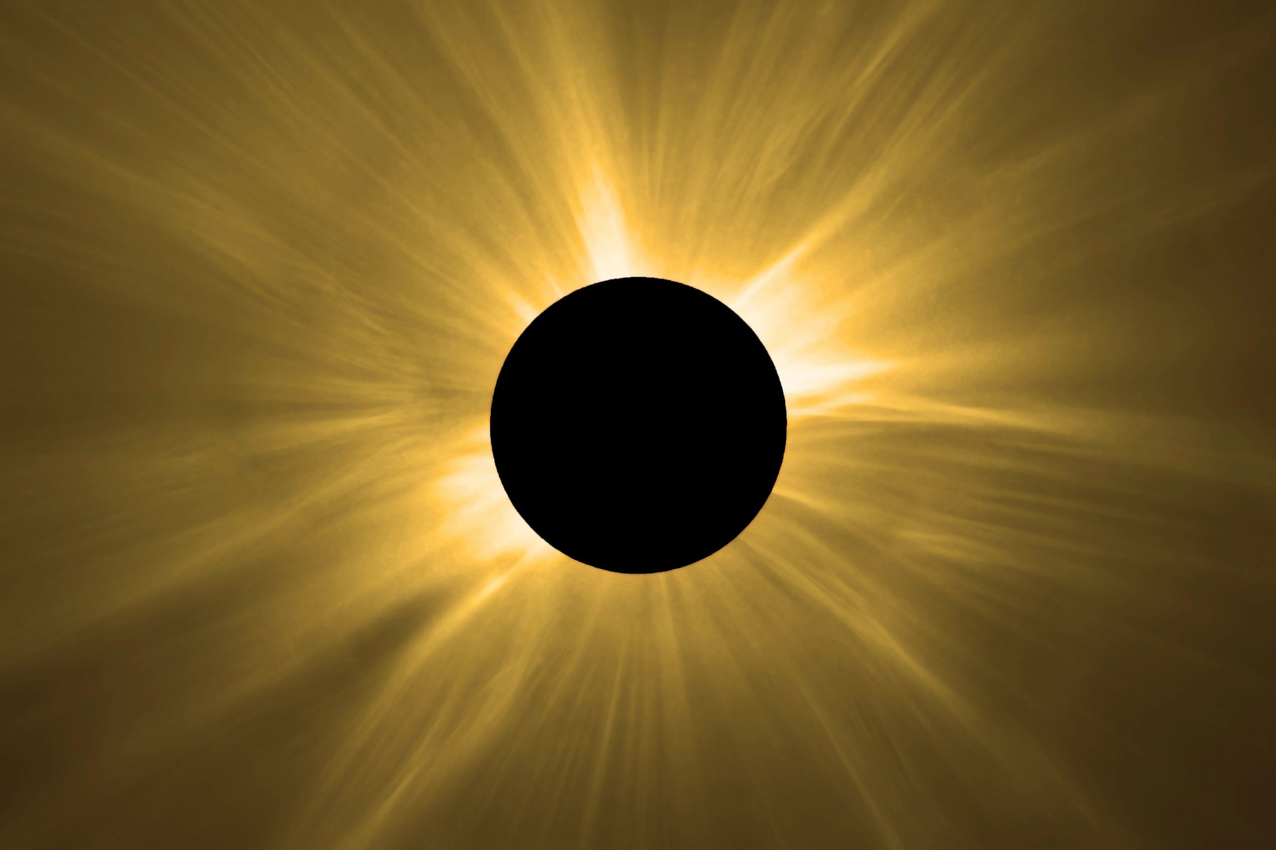 Papermoon Fototapete SONNEN-FINSTERNIS-SONNE WELTALL ERDE PLANETEN UNIVERSUM