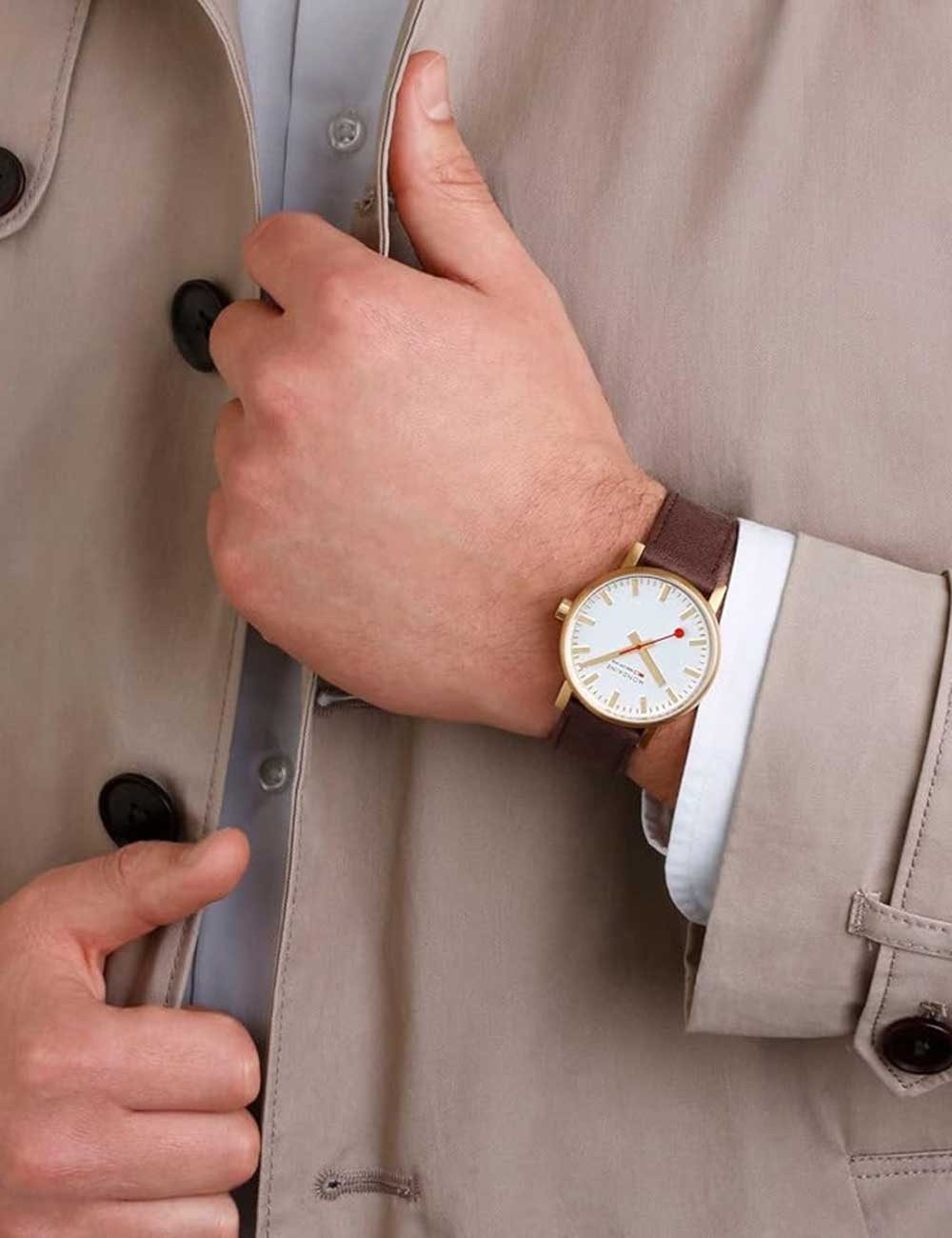 MONDAINE Quarzuhr Mondaine MSE.40112.LG Herrenuhr evo2 SBB 40mm 3ATM Mondaine MSE.40112.LG Herrenuhr evo2 SBB 40mm 3ATM