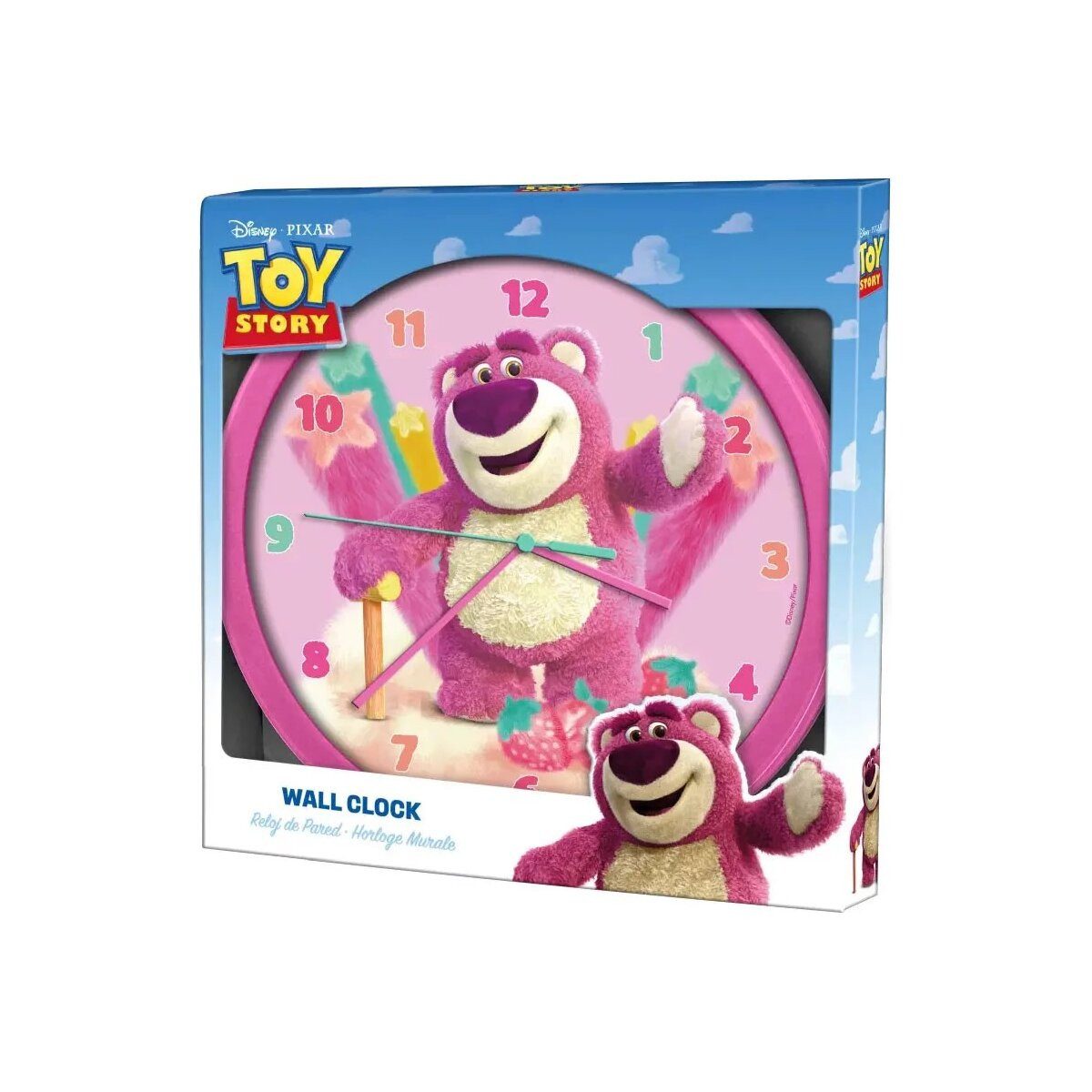 Disney Wanduhr Disney Spielzeug Story Lotso Strawberry Wanduhr 25 cm
