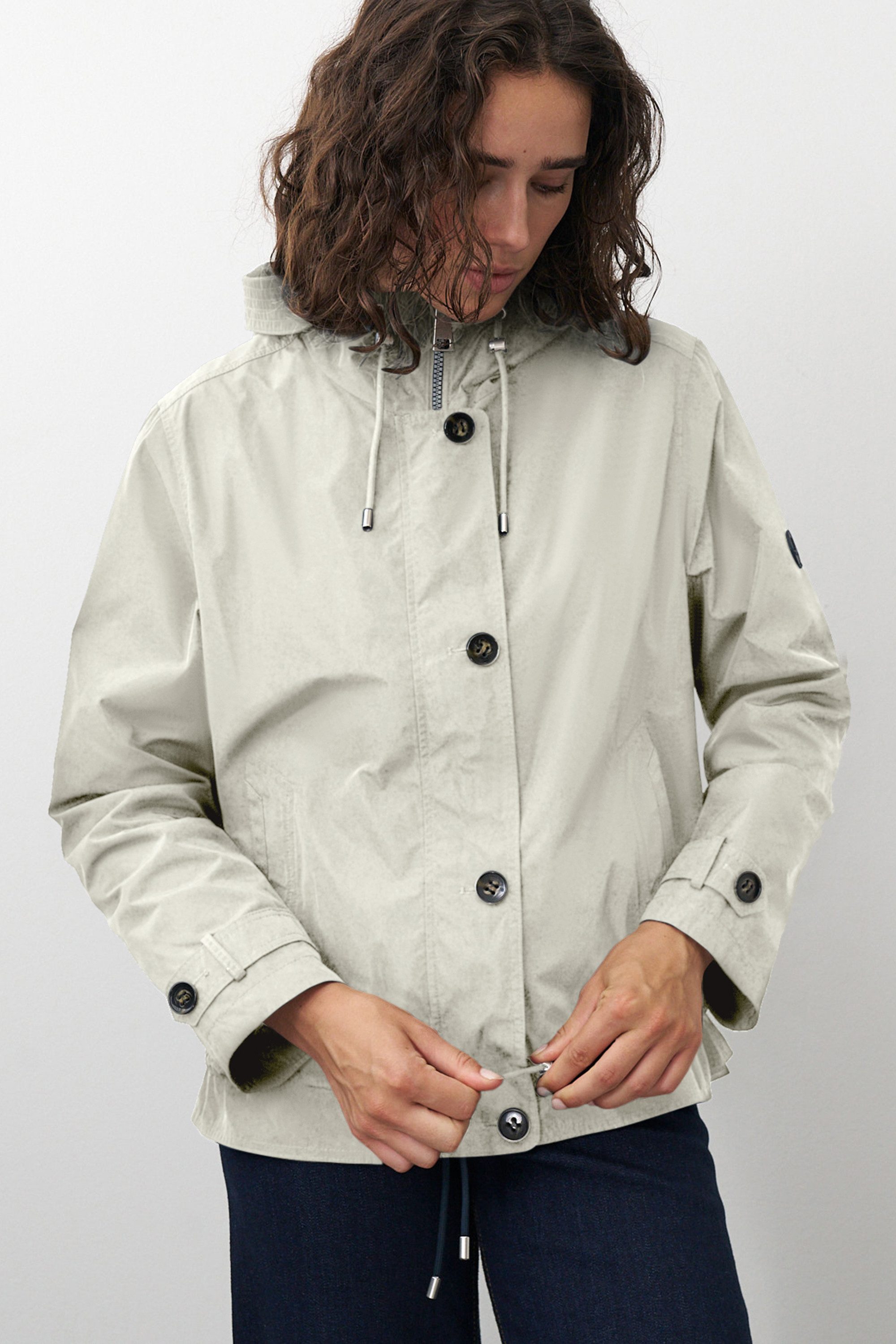 Barbara Lebek Outdoorjacke Outdoorjacke, Frühlingsjacke oder Damenjacke mit Kapuze
