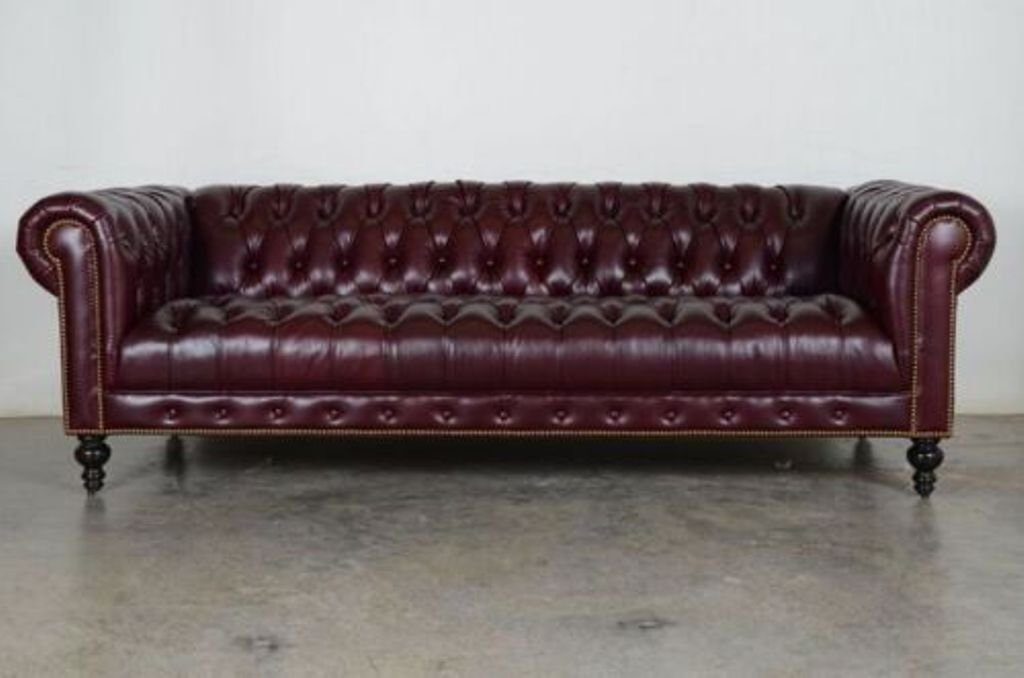 JVmoebel Chesterfield-Sofa XXL Big Sofa Chesterfield 240 cm Sofas 4 Sitzer 100% Leder Sofort, 1 Teile, Made in Europa