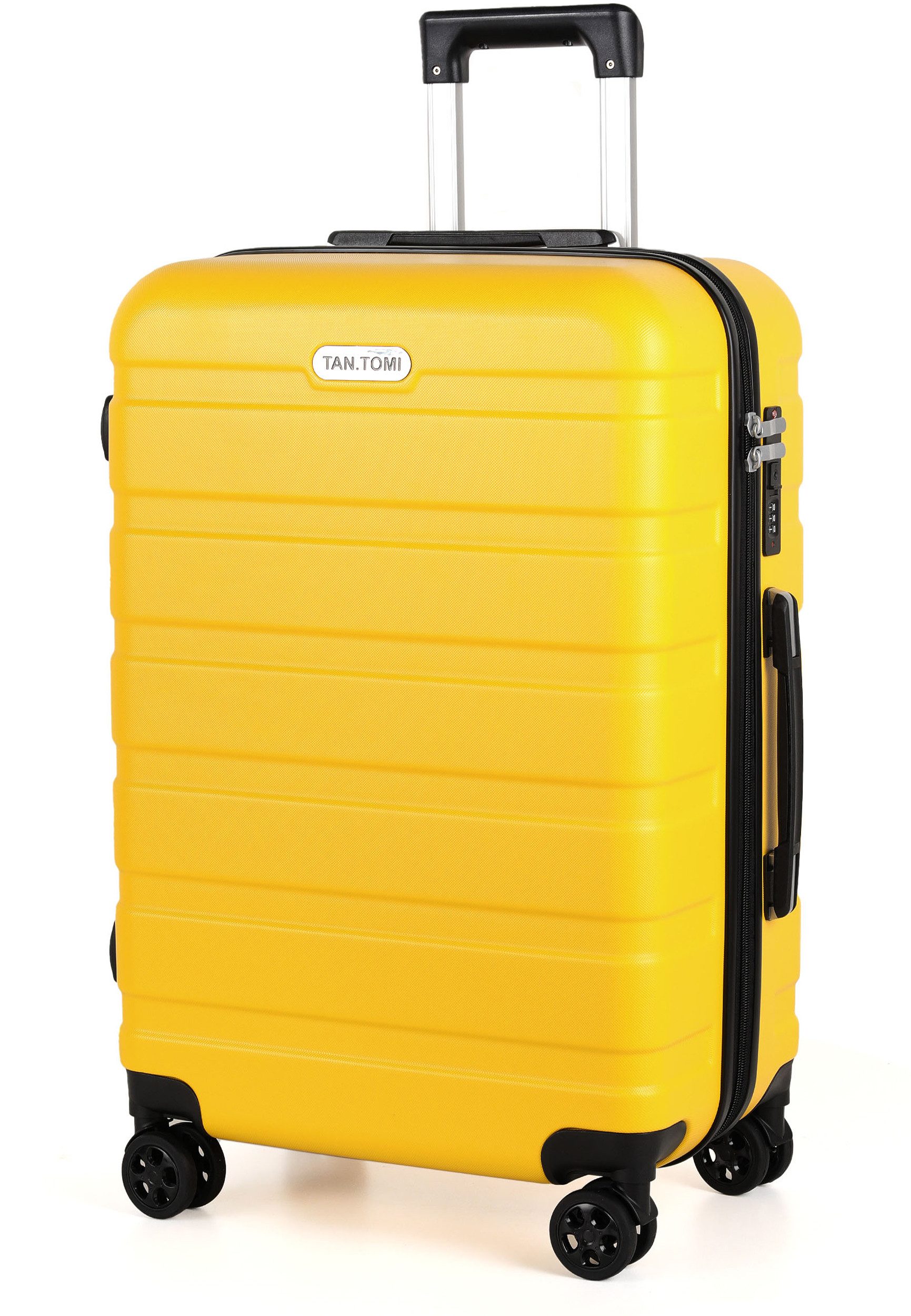 TAN.TOMI Handgepäckkoffer S/M/L/Set Koffer Hartschale Leicht Reisekoffer ABS Geräumig Haltbar, Trolley Handgepäck Große Kapazität