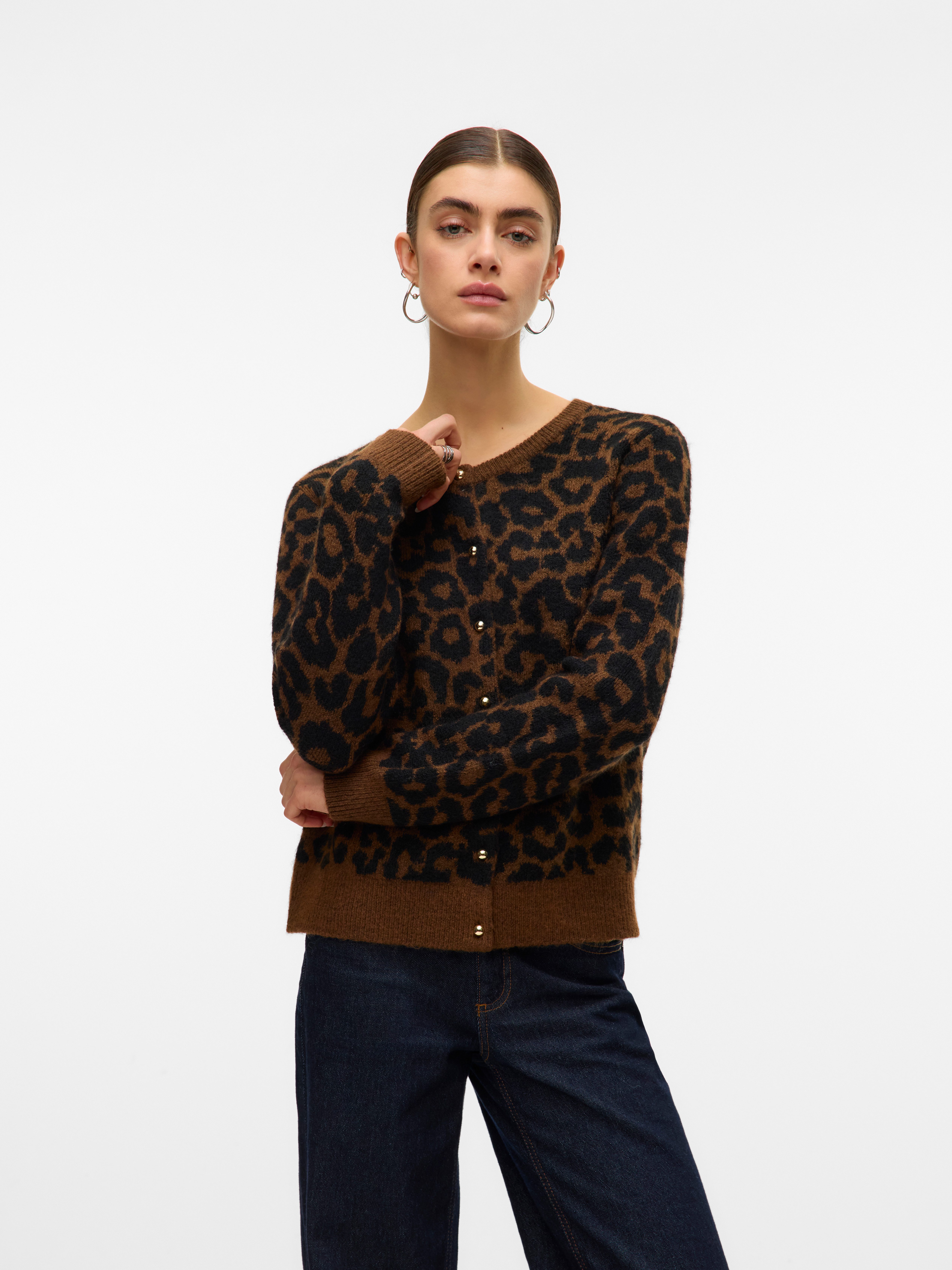 Vero Moda Strickjacke VMNEWKAI LS O-NECK CARDIGAN BOO günstig online kaufen