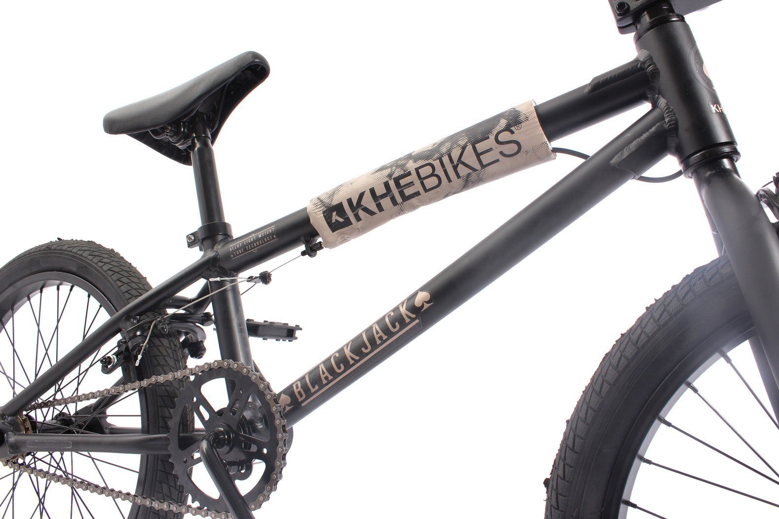 AFFIX BMX-Rad KHEbikes KHEbikes, JACK BLACK Rotor 10.2kg, Zoll, AL, 20 360°
