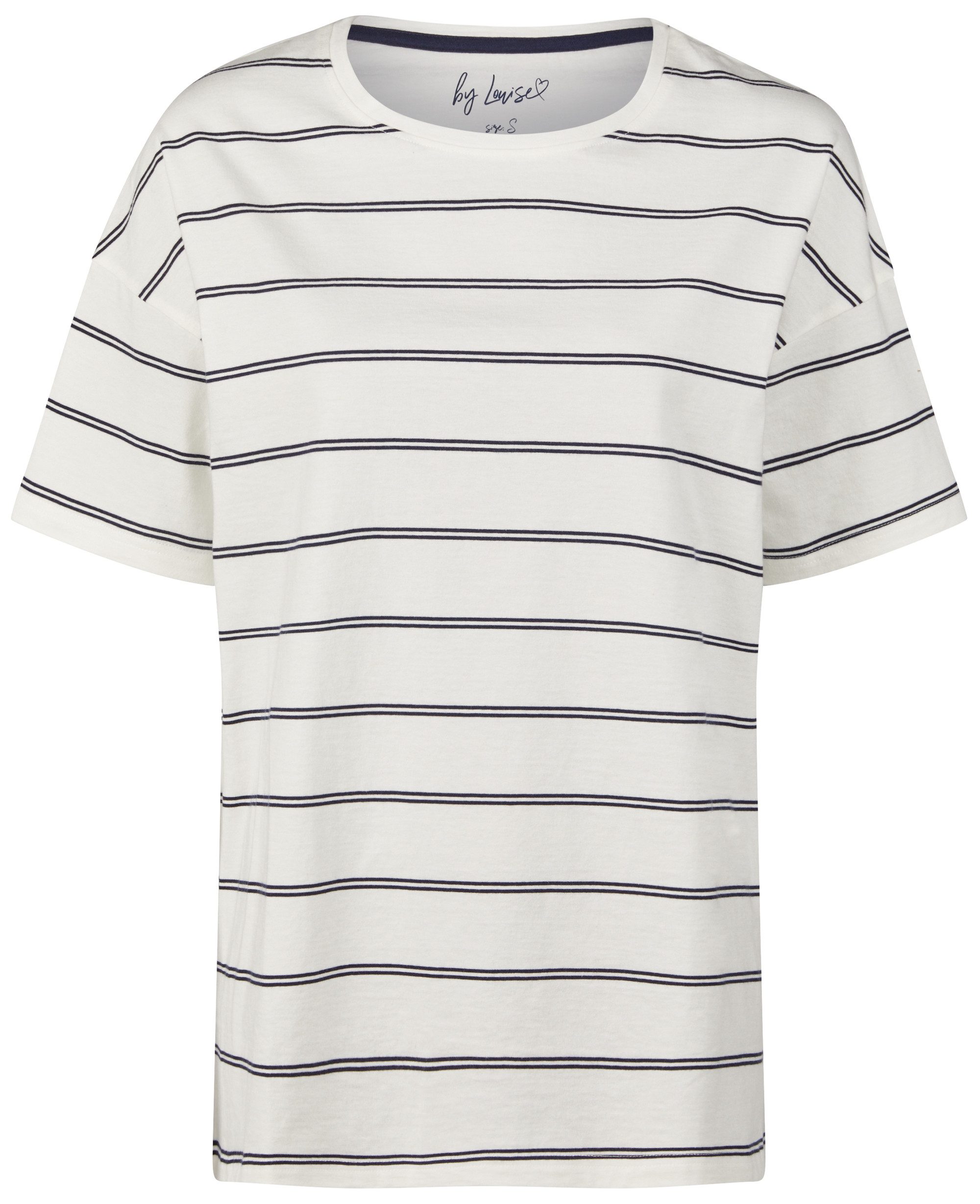 By Louise Pyjamaoberteil Sleep Chic (Packung, 1-tlg., 1-teilig) Damen Pyjamaoberteil Kurzarm Baumwolle T-Shirt