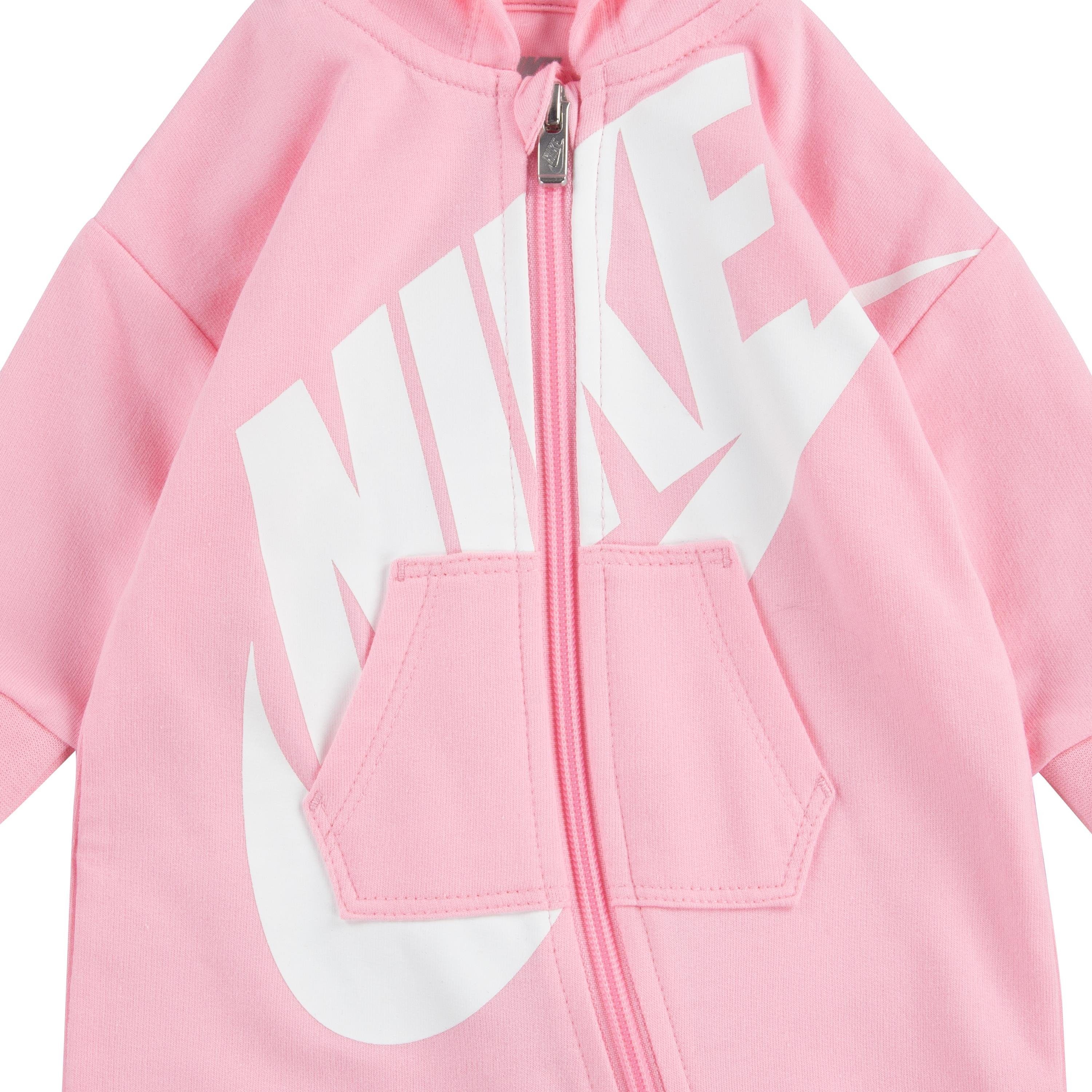 Nike Sportswear rosa-weiß COVERALL NKN ALL PLAY DAY Strampler