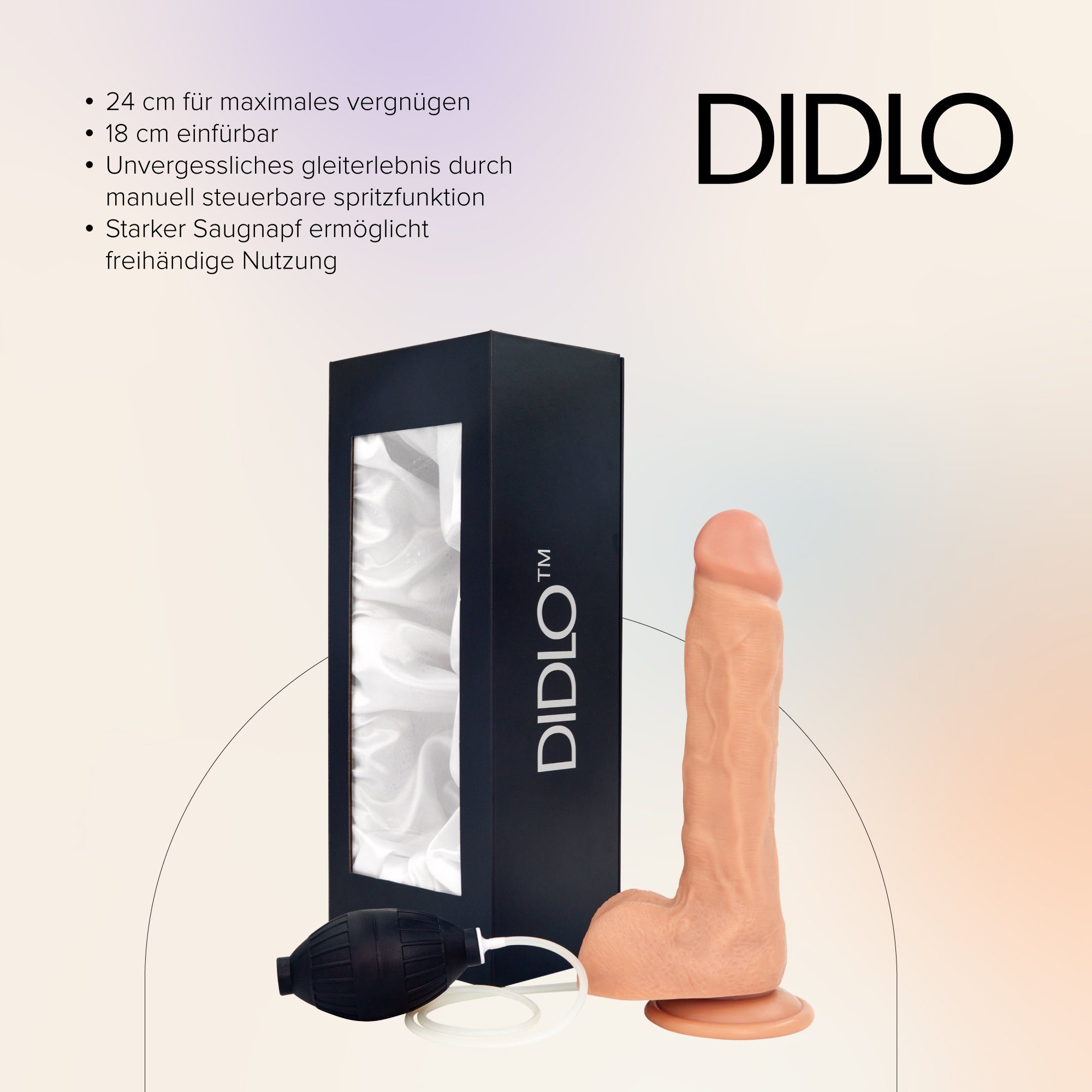 Dildo, mit Sperma Spritzfunktion DIDLO