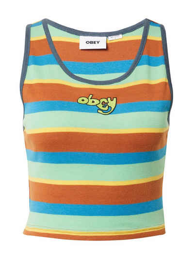 OBEY Shirttop MIA (1-tlg) Stickerei