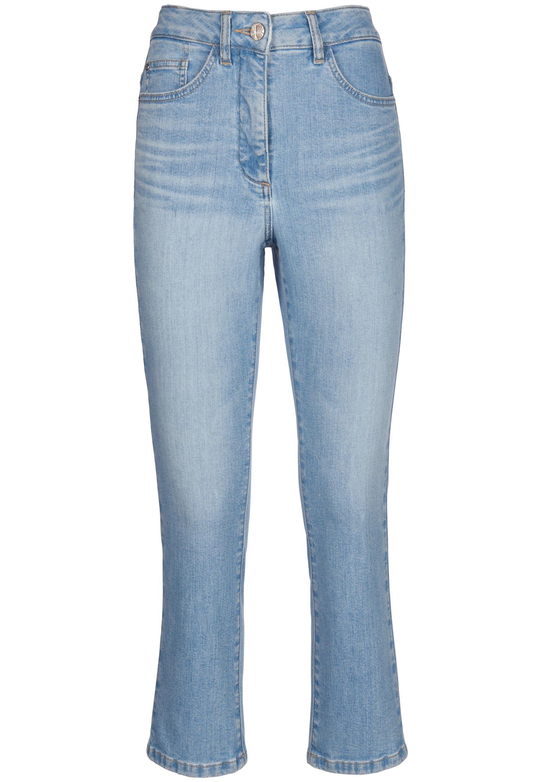 Cotton blue_denim 7/8-Jeans Basler